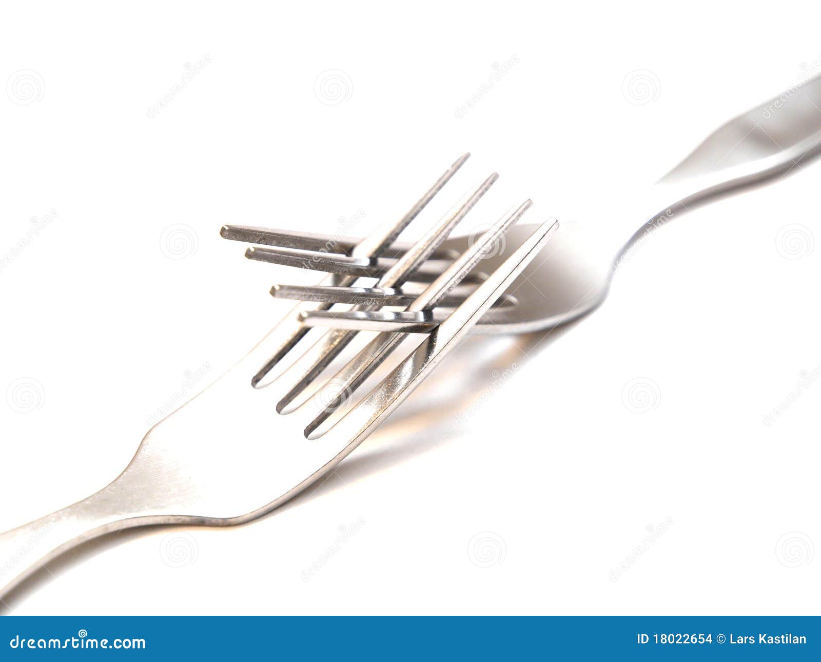 Forks stock photo. Image of steel, forks, white, kitchenware 18022654