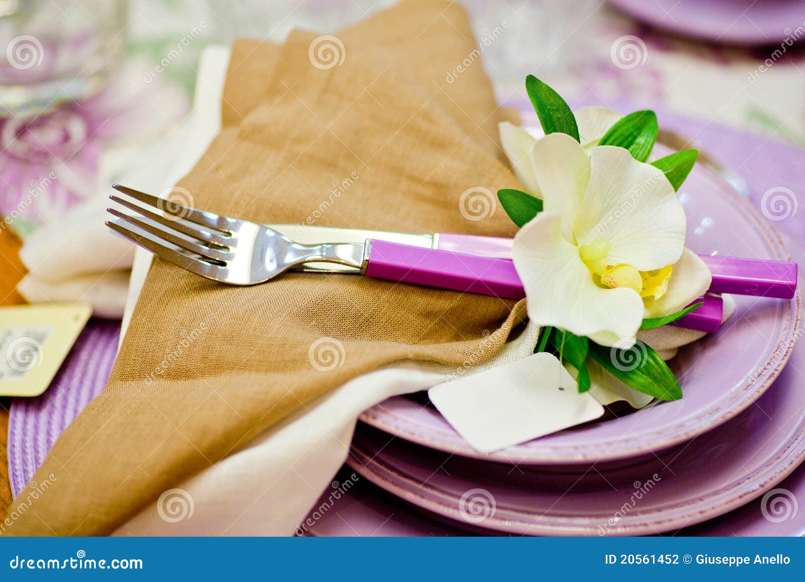 Forks and flowers stock photo. Image of fork, cutlery 20561452