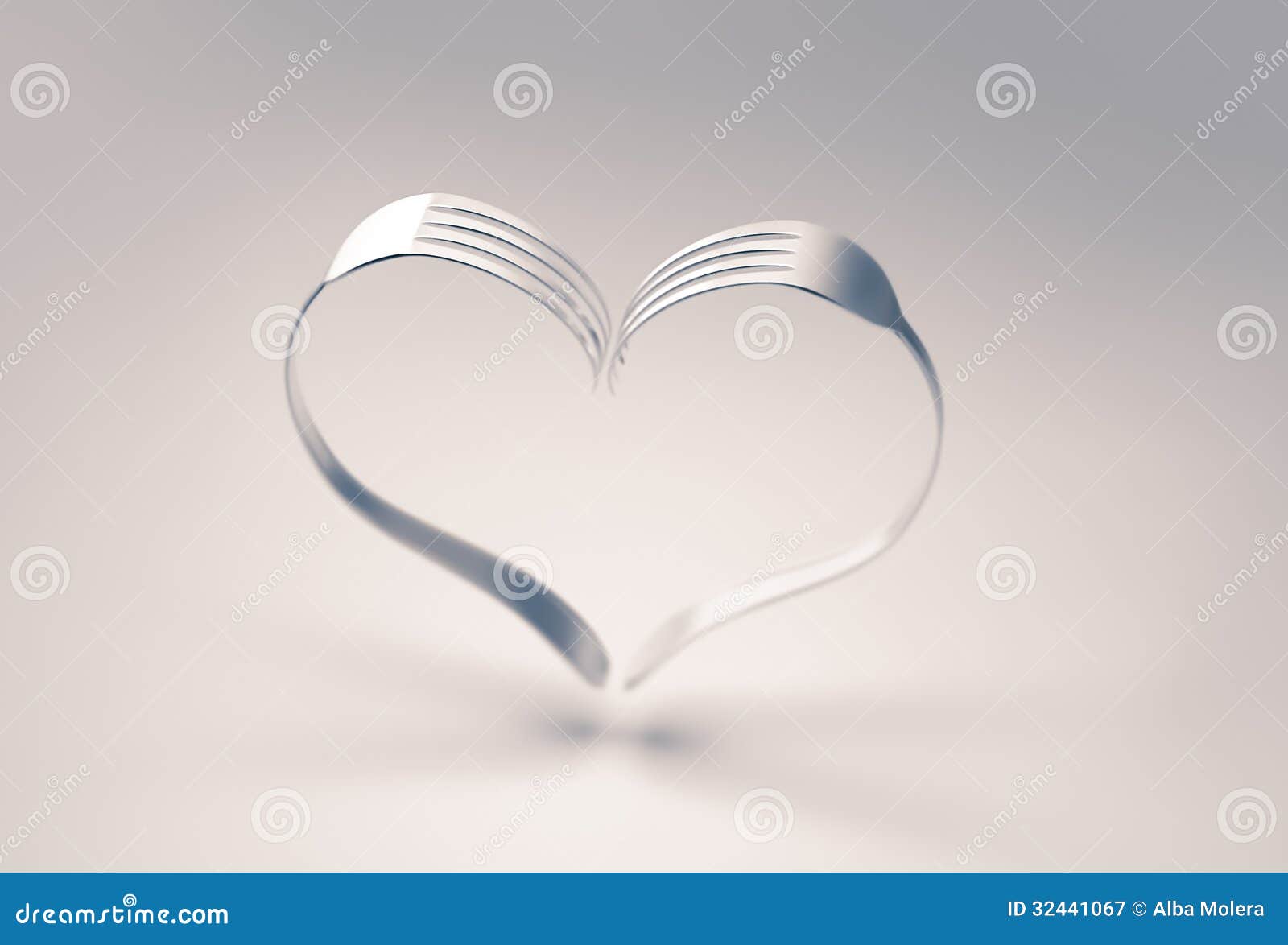 Forks Heart stock image. Image of cuisine, couple, clean 32441067