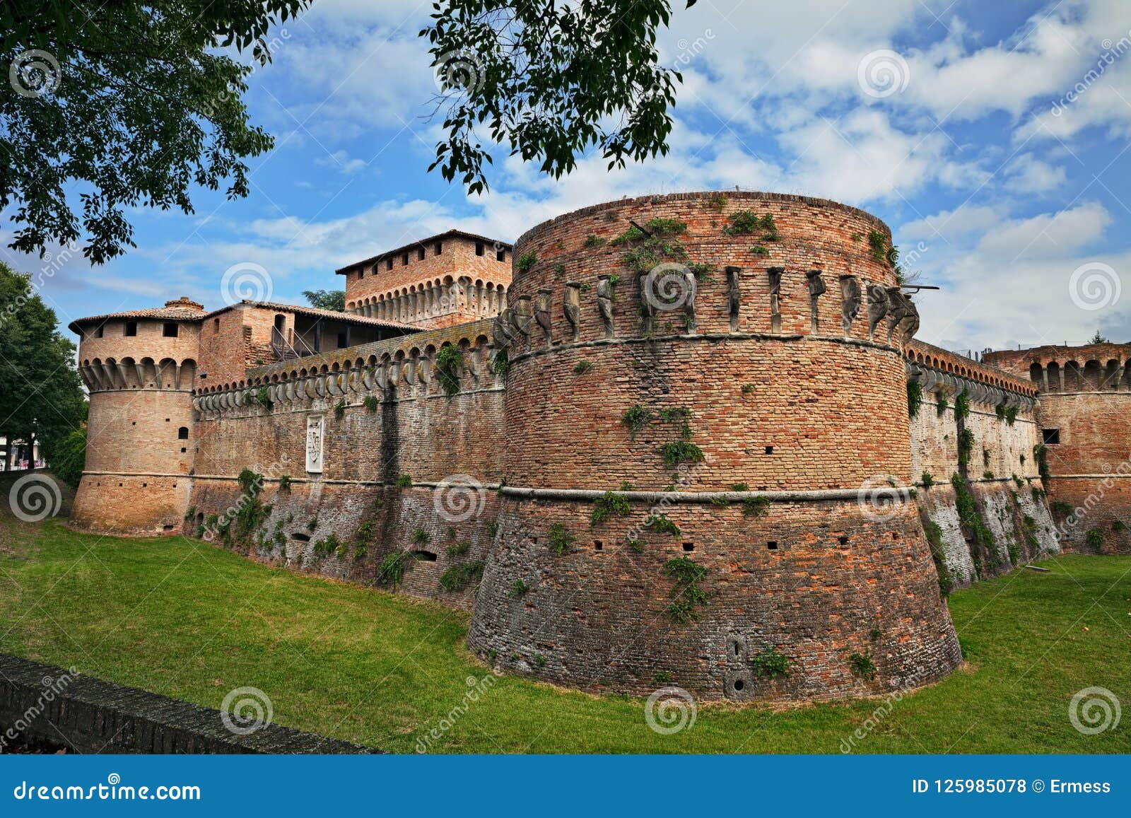 forli, emilia-romagna, italy: ancient fortress of caterina sforza