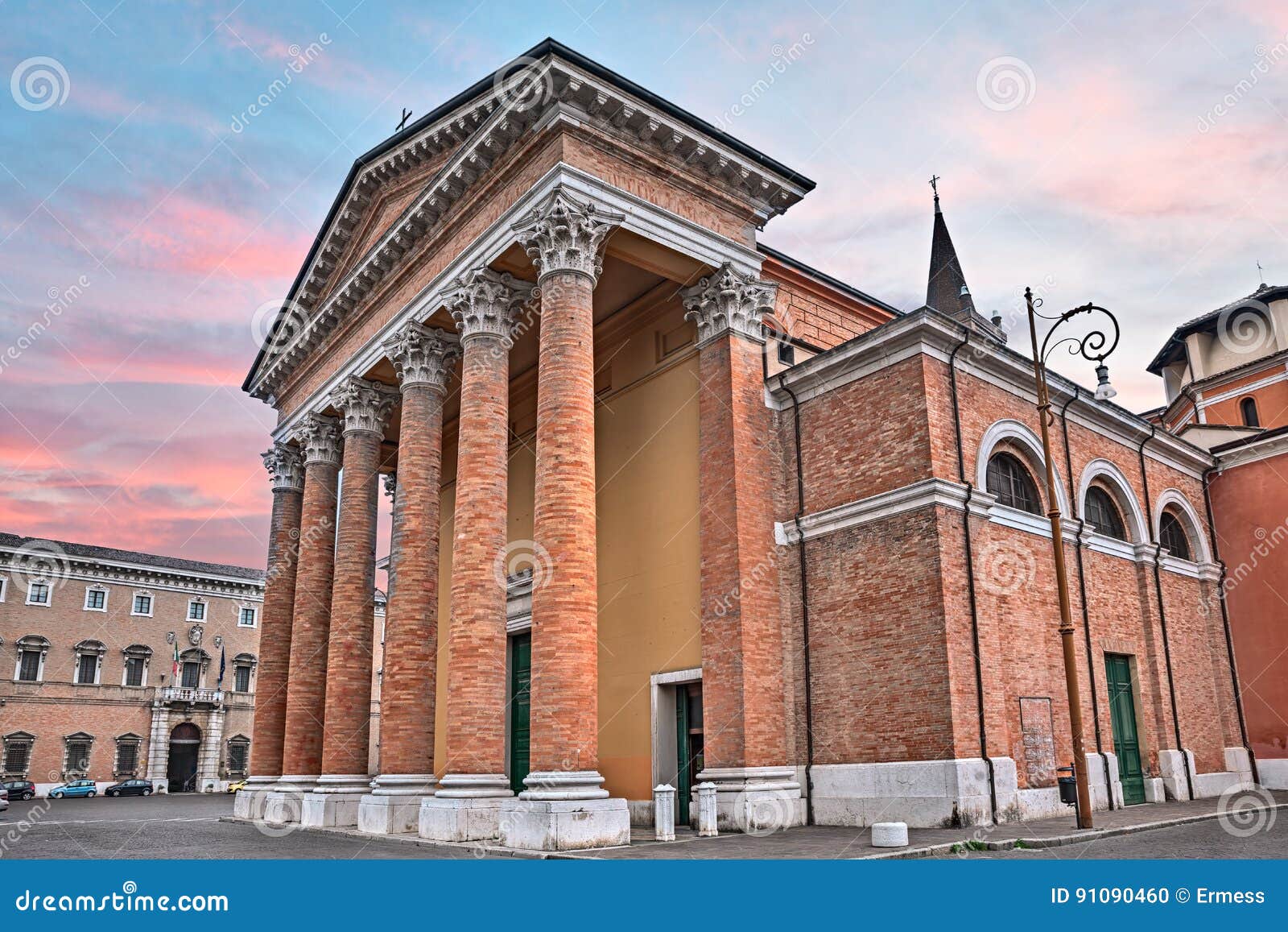 forli, emilia romagna, italy: cathedral of santa croce