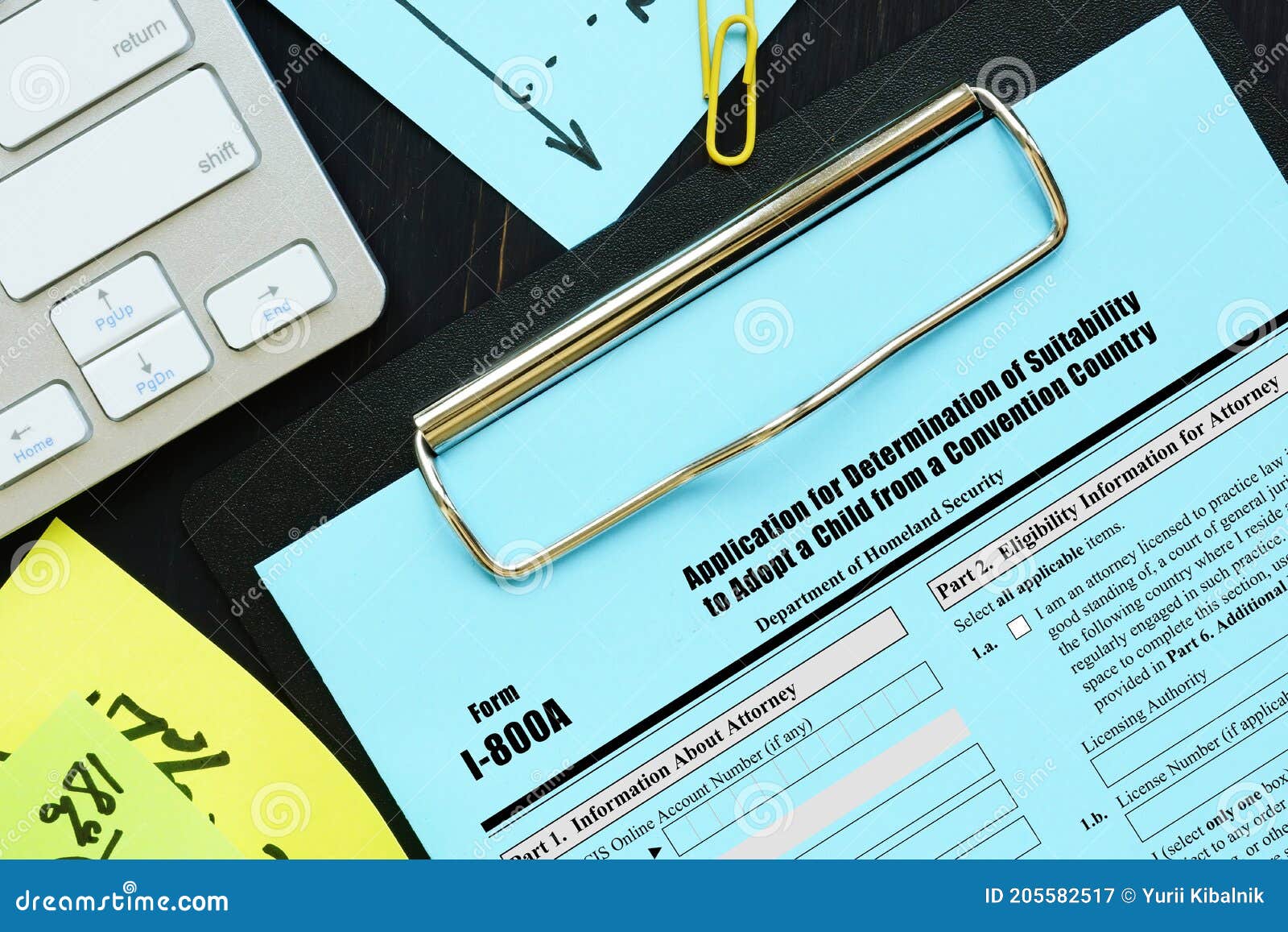form i-800a application for determination of suitability to adopt a child from a convention country
