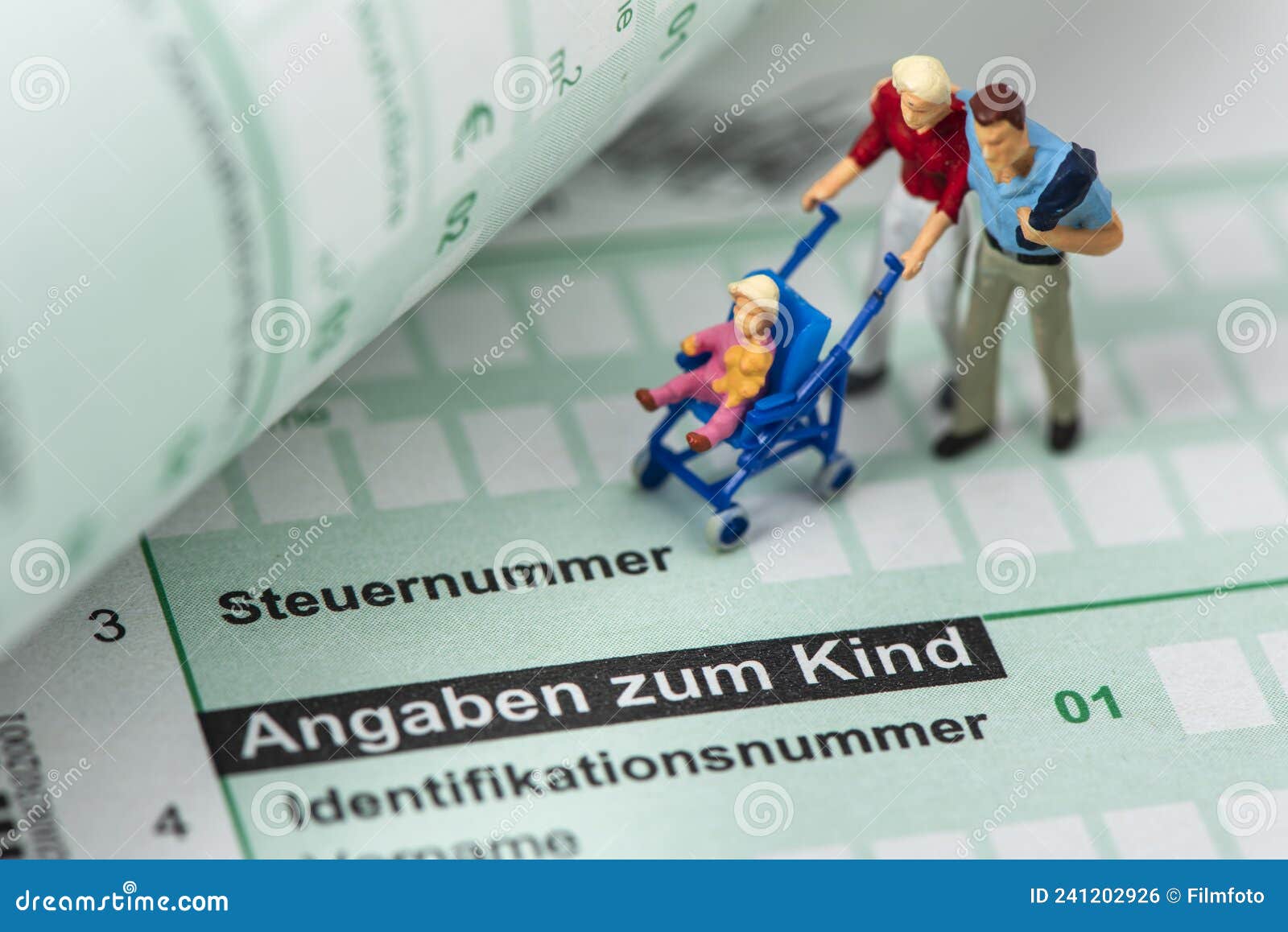 Form for the Tax Return To the German Tax Office Editorial Photo