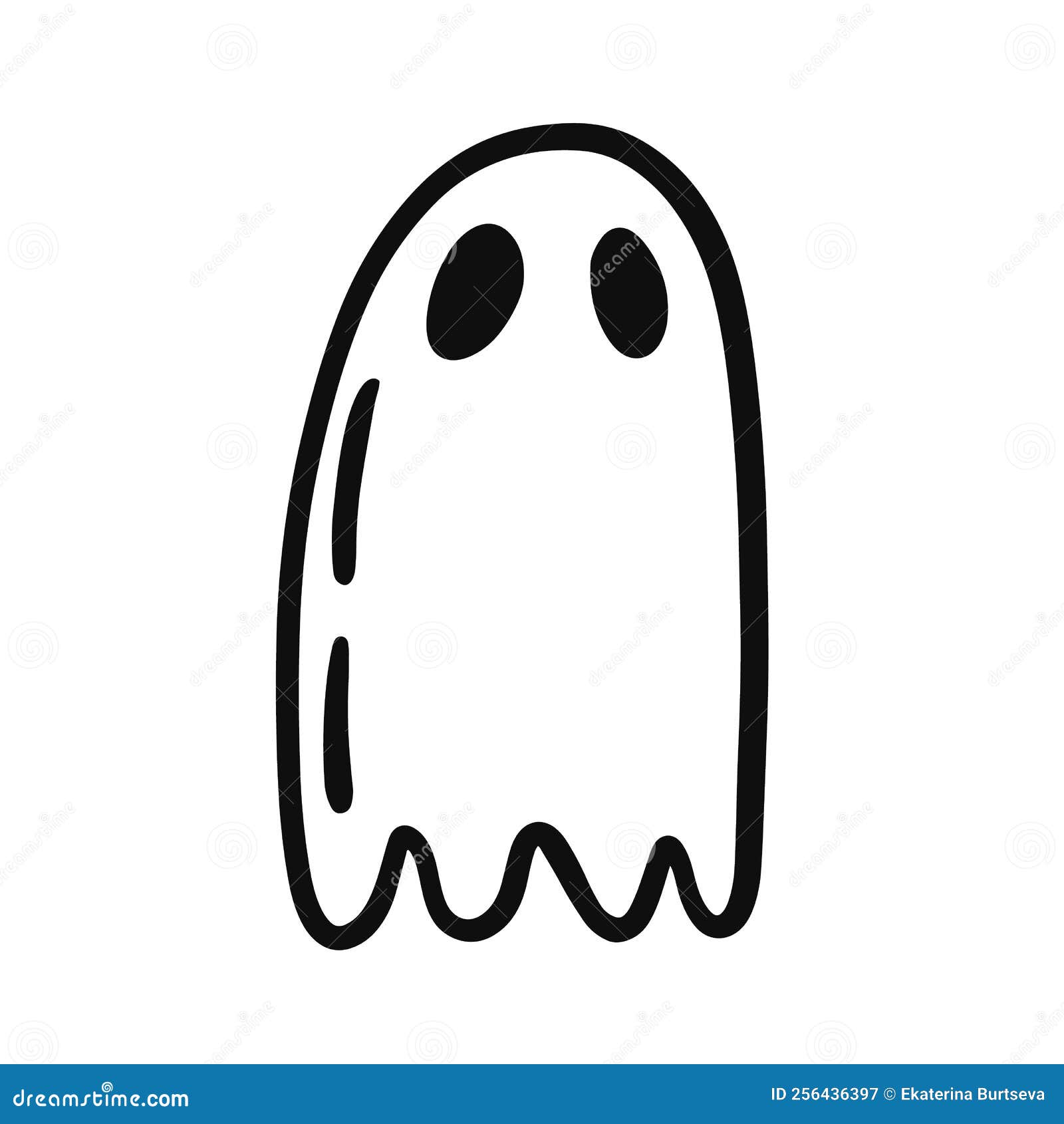 projeto de fantasma branco assustador de halloween em um fundo