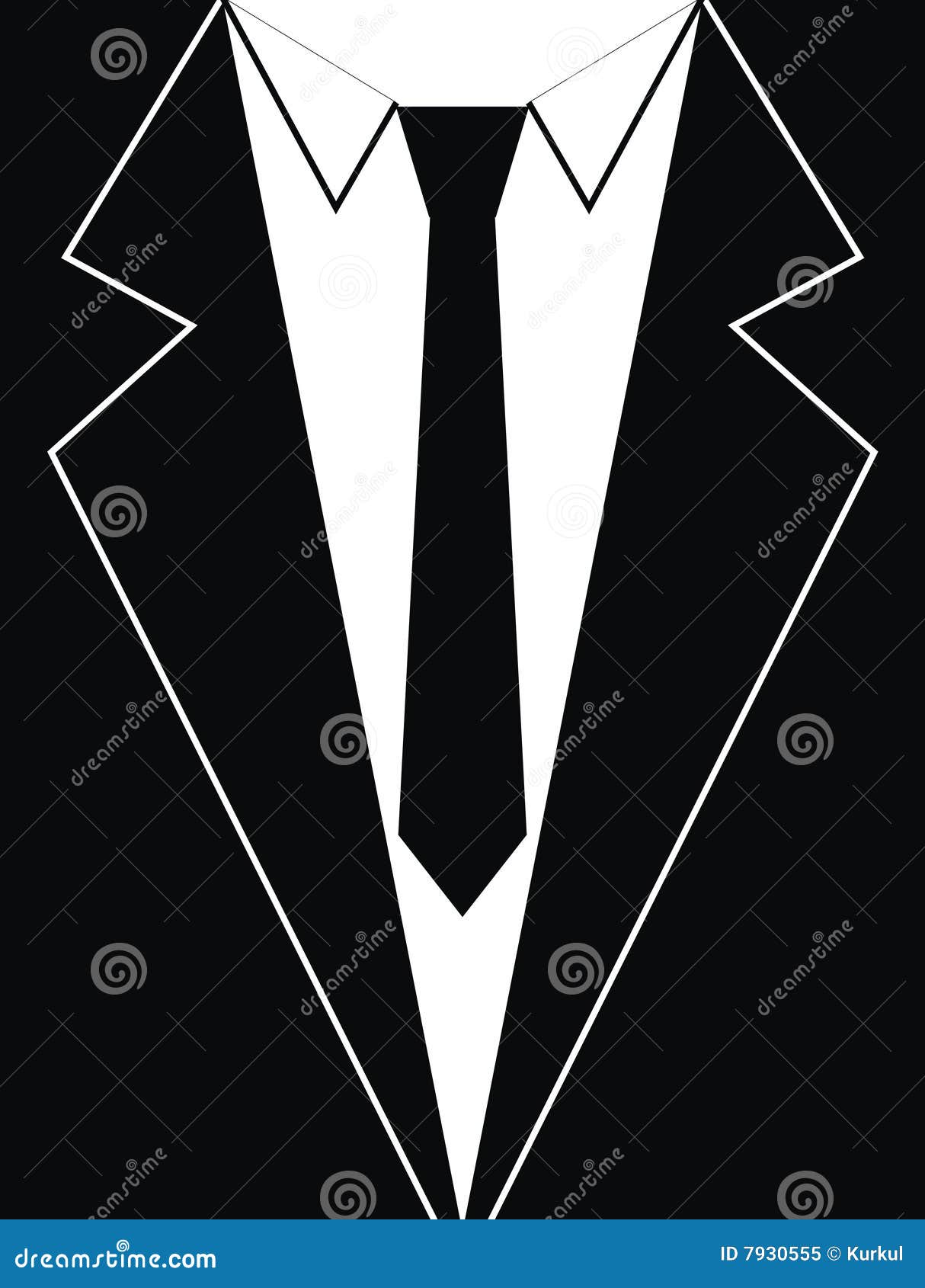 Formal attire stock illustration. Illustration of jacket - 7930555