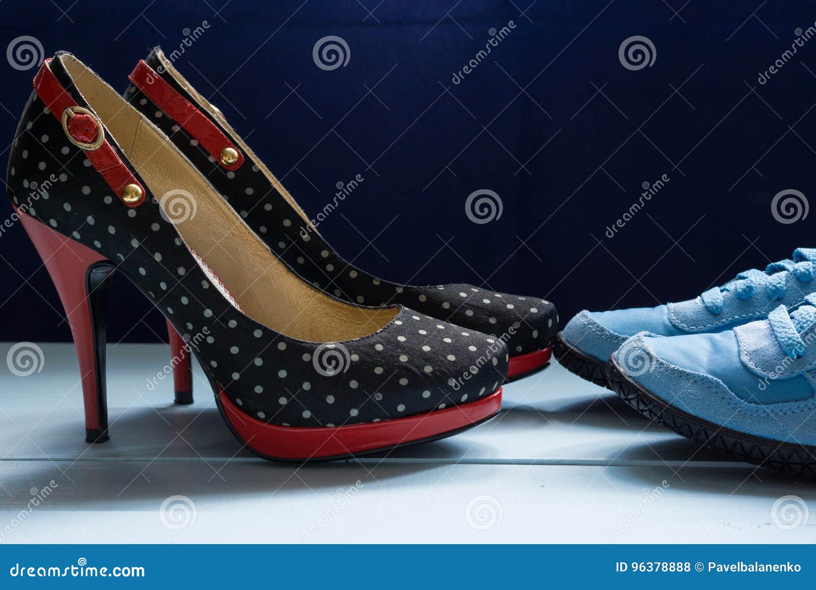 Formal Classic Women& X27;s Shoes and Sneakers Stock Photo - Image of ...