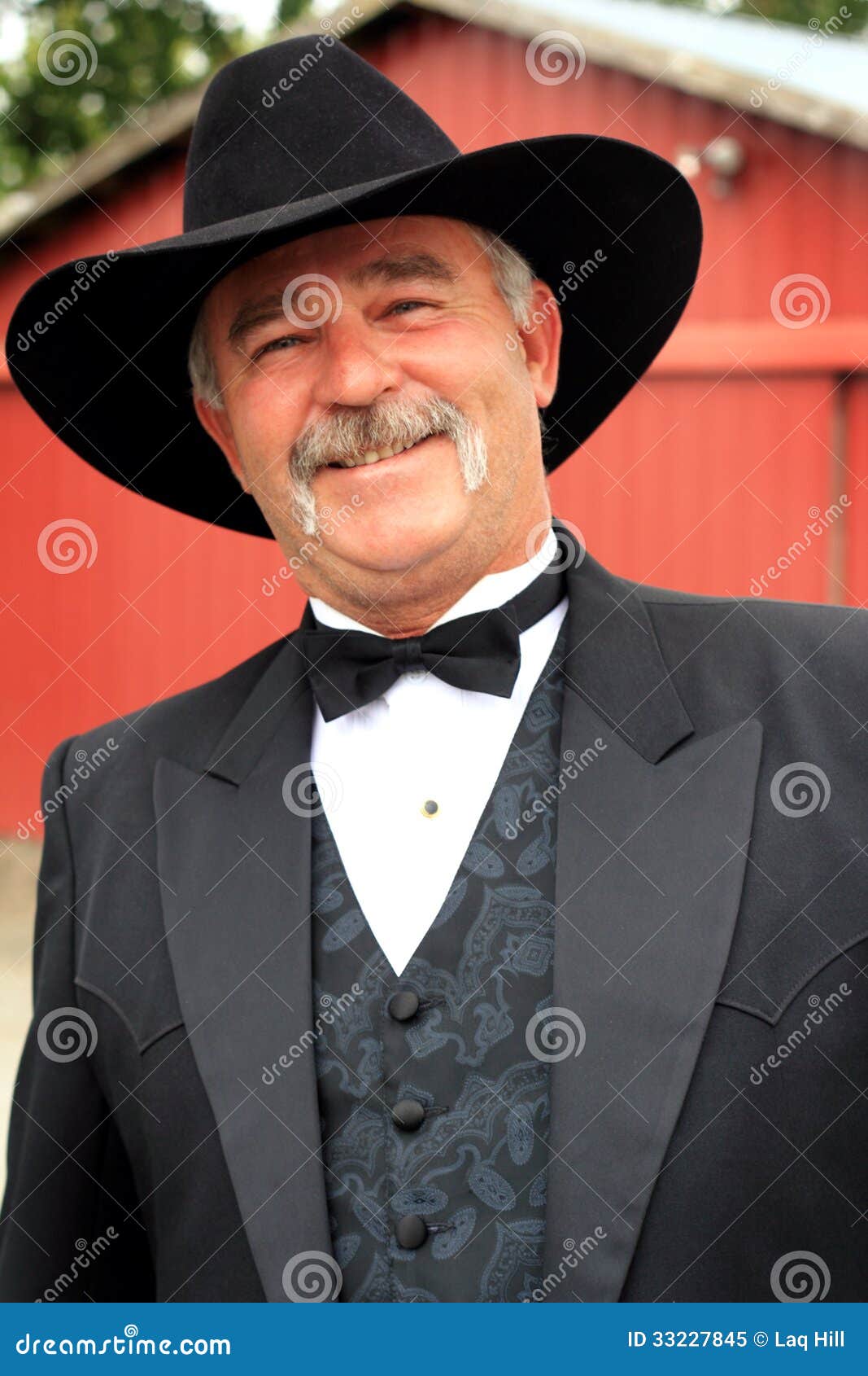 formal cowboy portrait