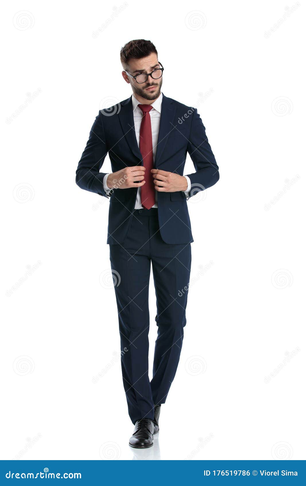 Smiling businesswoman wears elegant formal clothes poses in office on  comfortable chair surrounded Stock Photo by wayhomestudioo