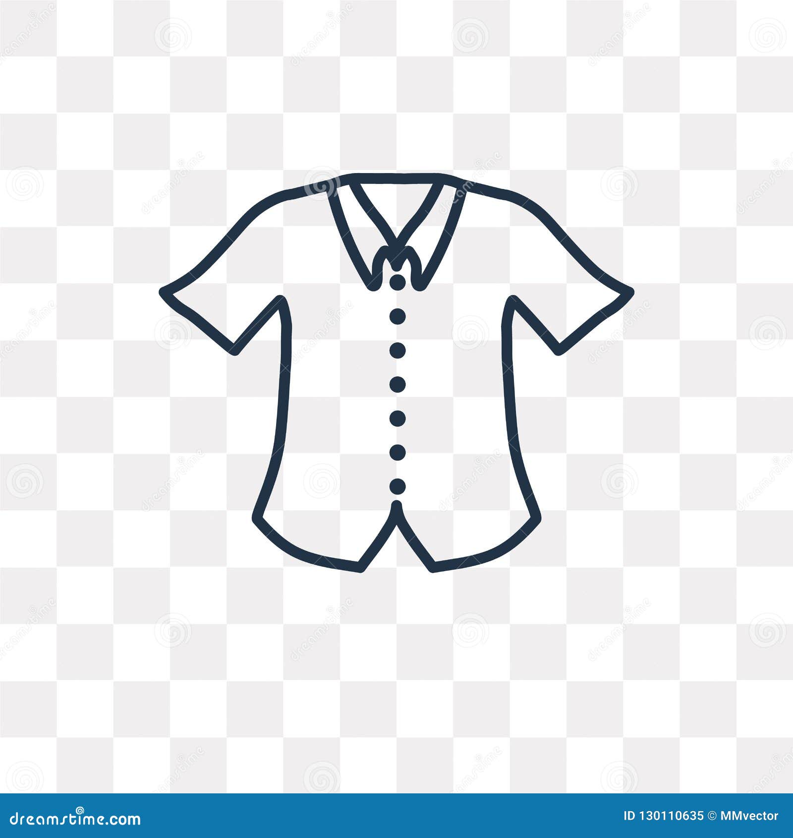  Formal Shirt Vector  Icon Isolated On Transparent 
