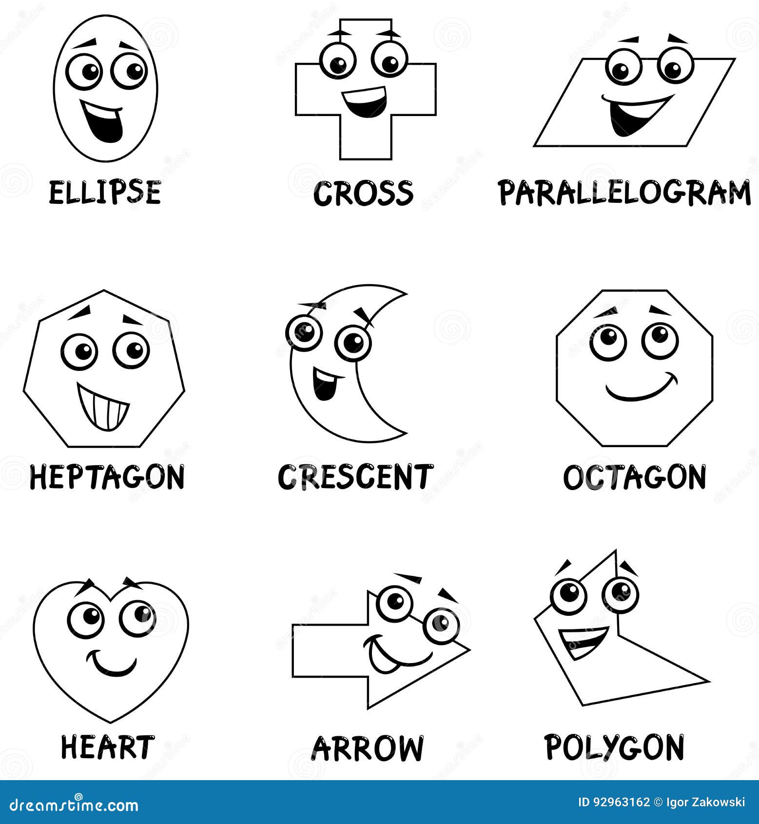 Imagenes Para Colorear De Figuras Geometricas