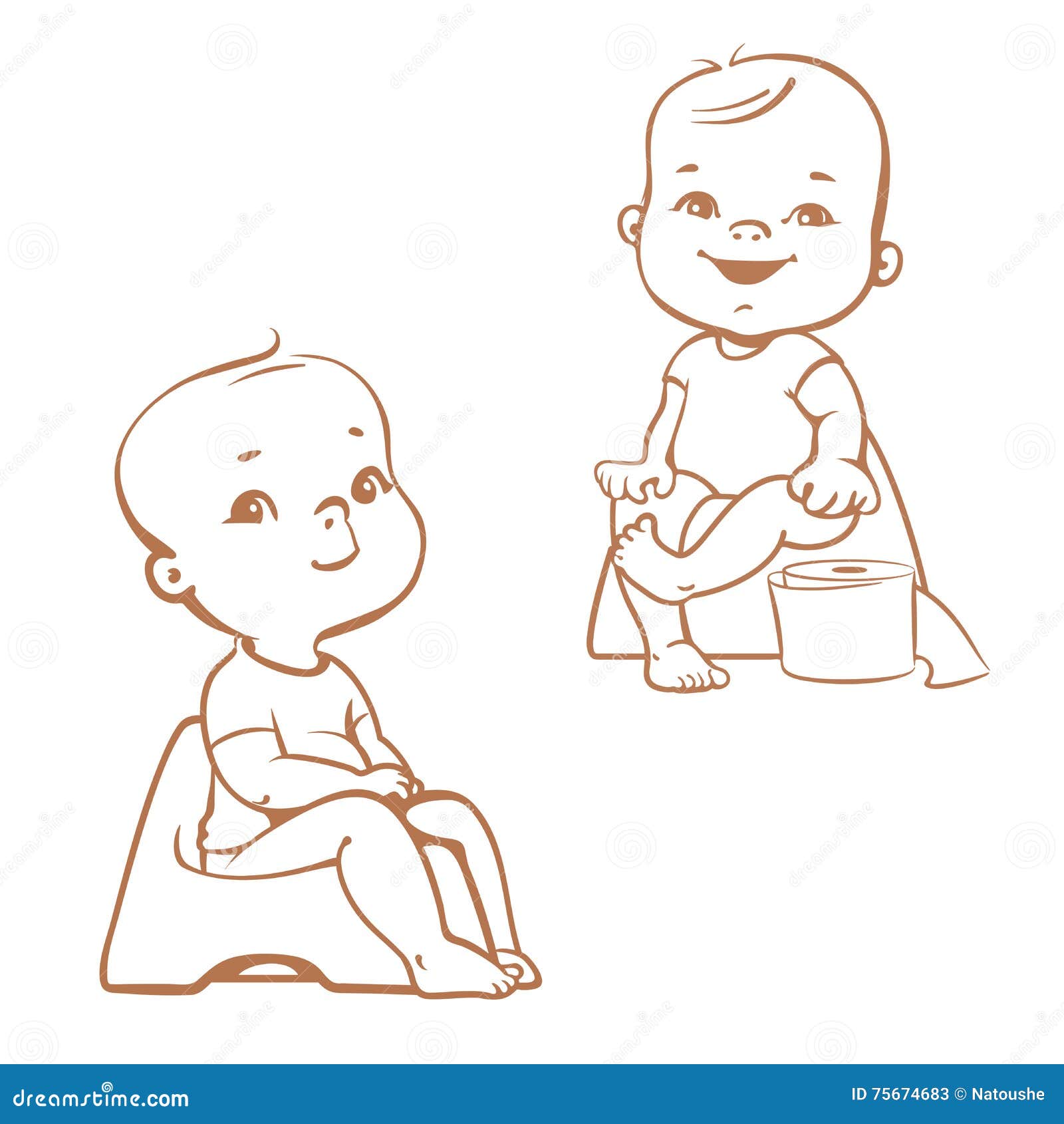 Formation De Pot Bebes Sur Le Pot Croquis Illustration De Vecteur Illustration Du Fille Cheri Formation De Pot Bebes Sur Le Pot Croquis Illustration De Vecteur Illustration Du Fille Cheri