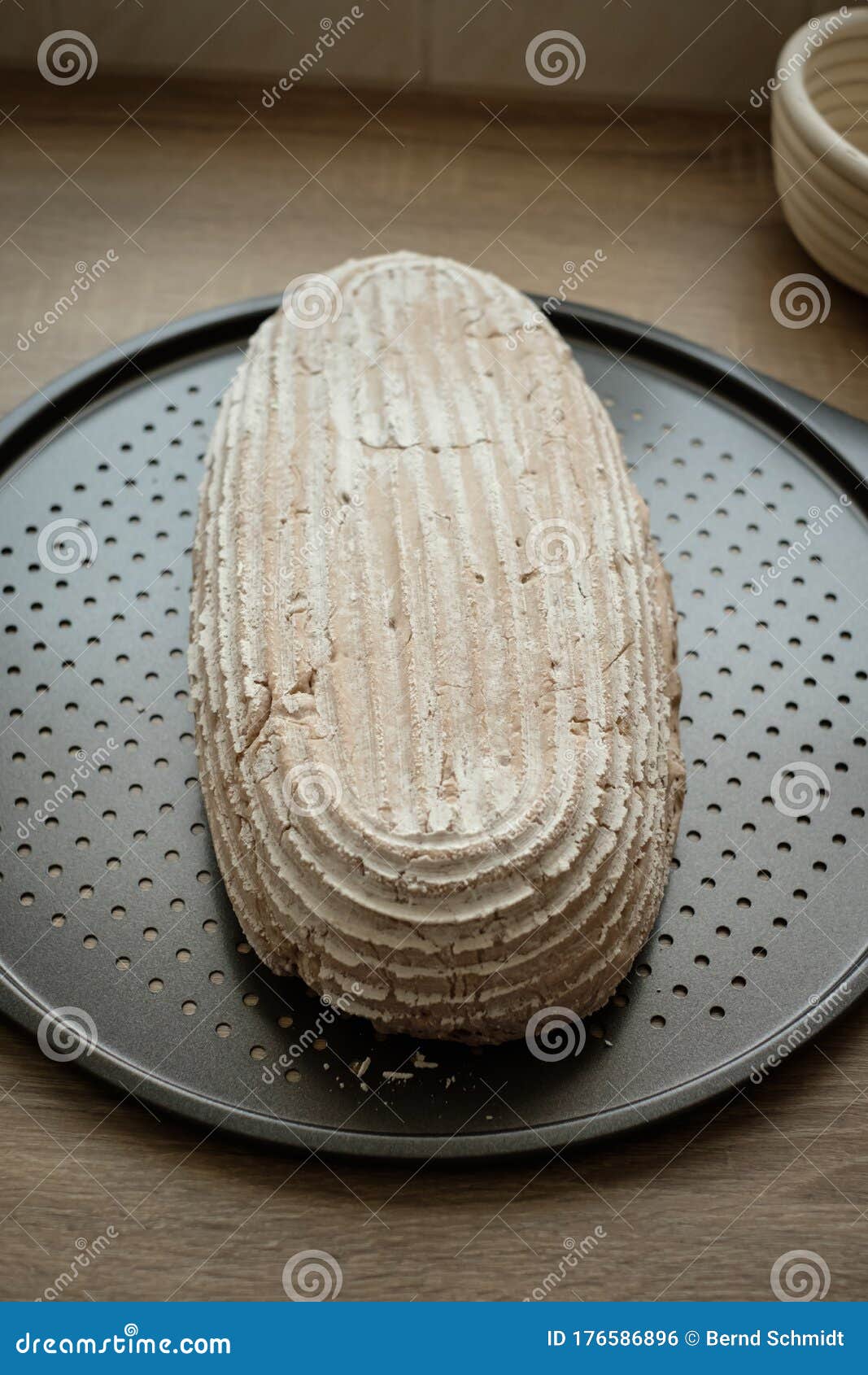 Formed raw bread dough stock photo. Image of ingredient 176586896