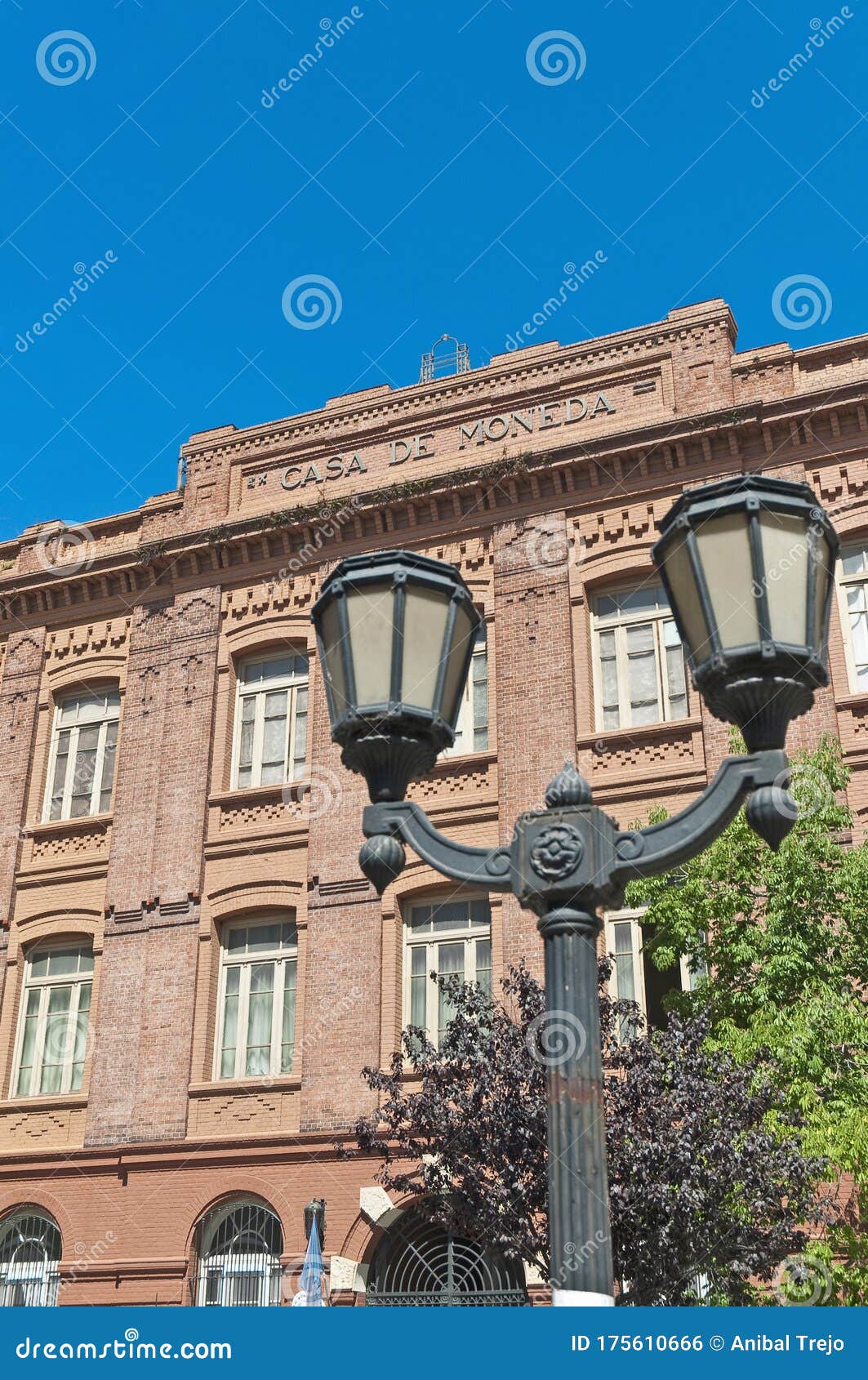 former casa de la moneda facade in buenos aires, argentina