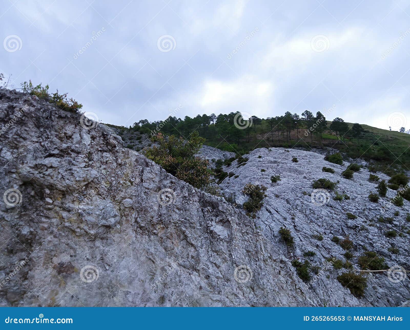 Former Eruption of Mount Toba Which is Still Active Stock Image Image