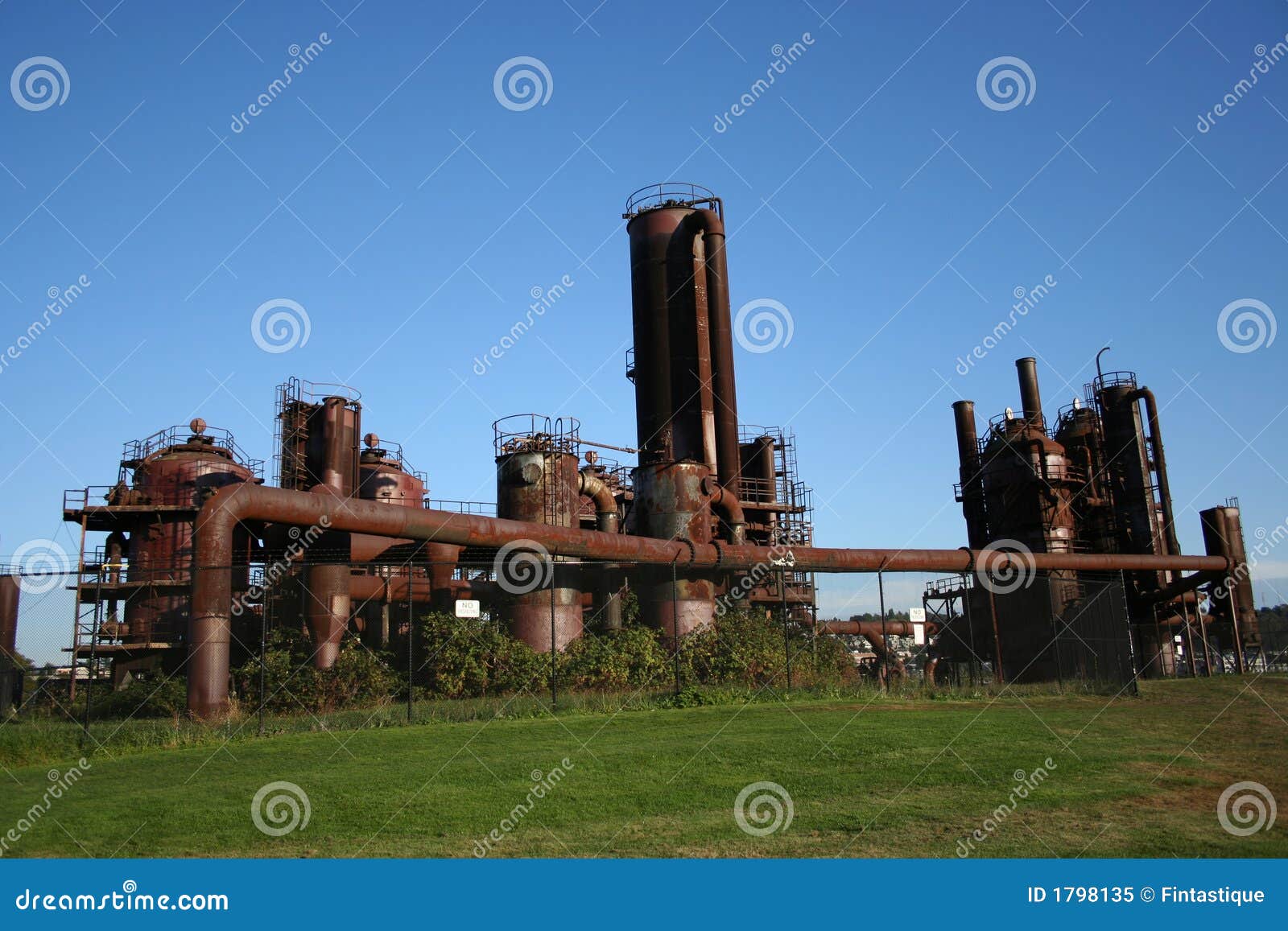 Former gasworks stock image. Image of metal, iron, industrial 1798135