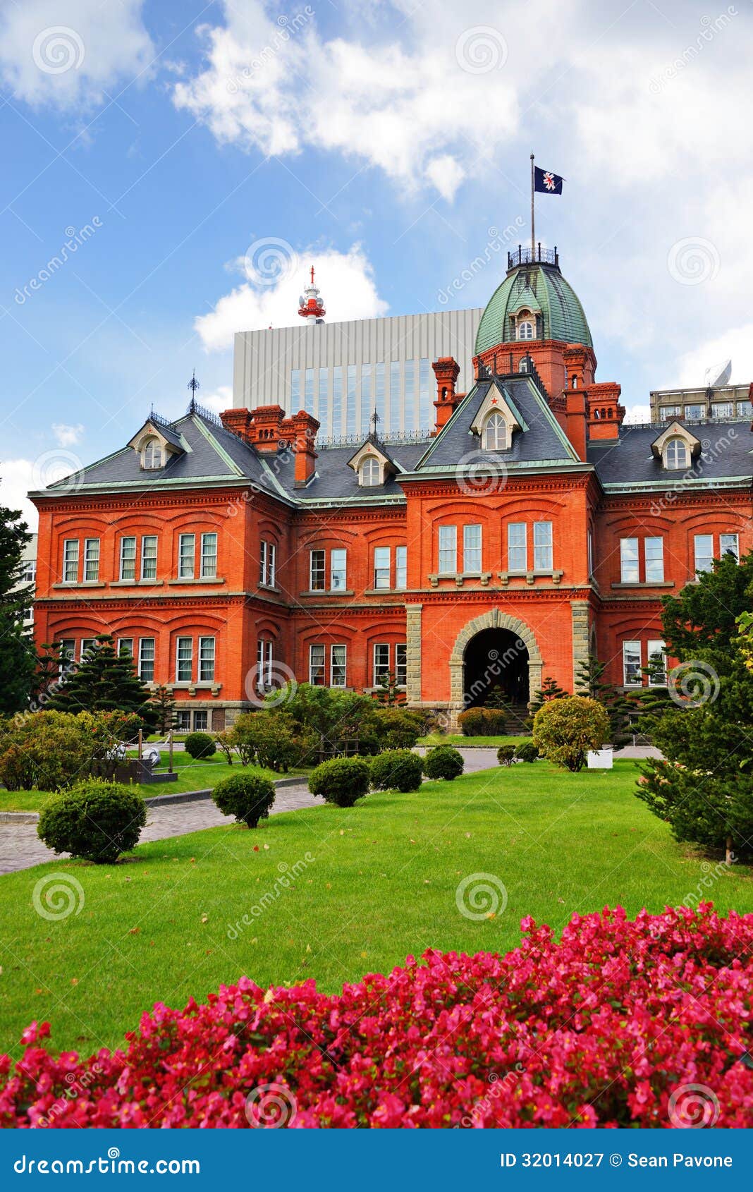 Former Hokkaido Government Office in Sapporo, Japan.