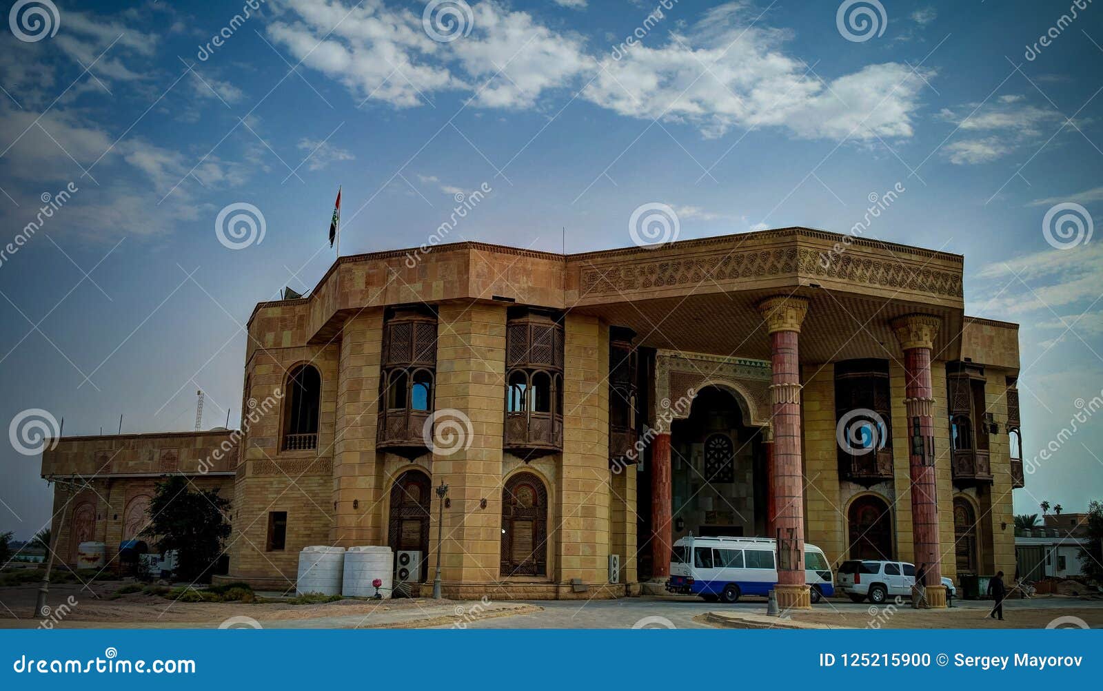 former saddam hussein palace now museum , basra, iraq