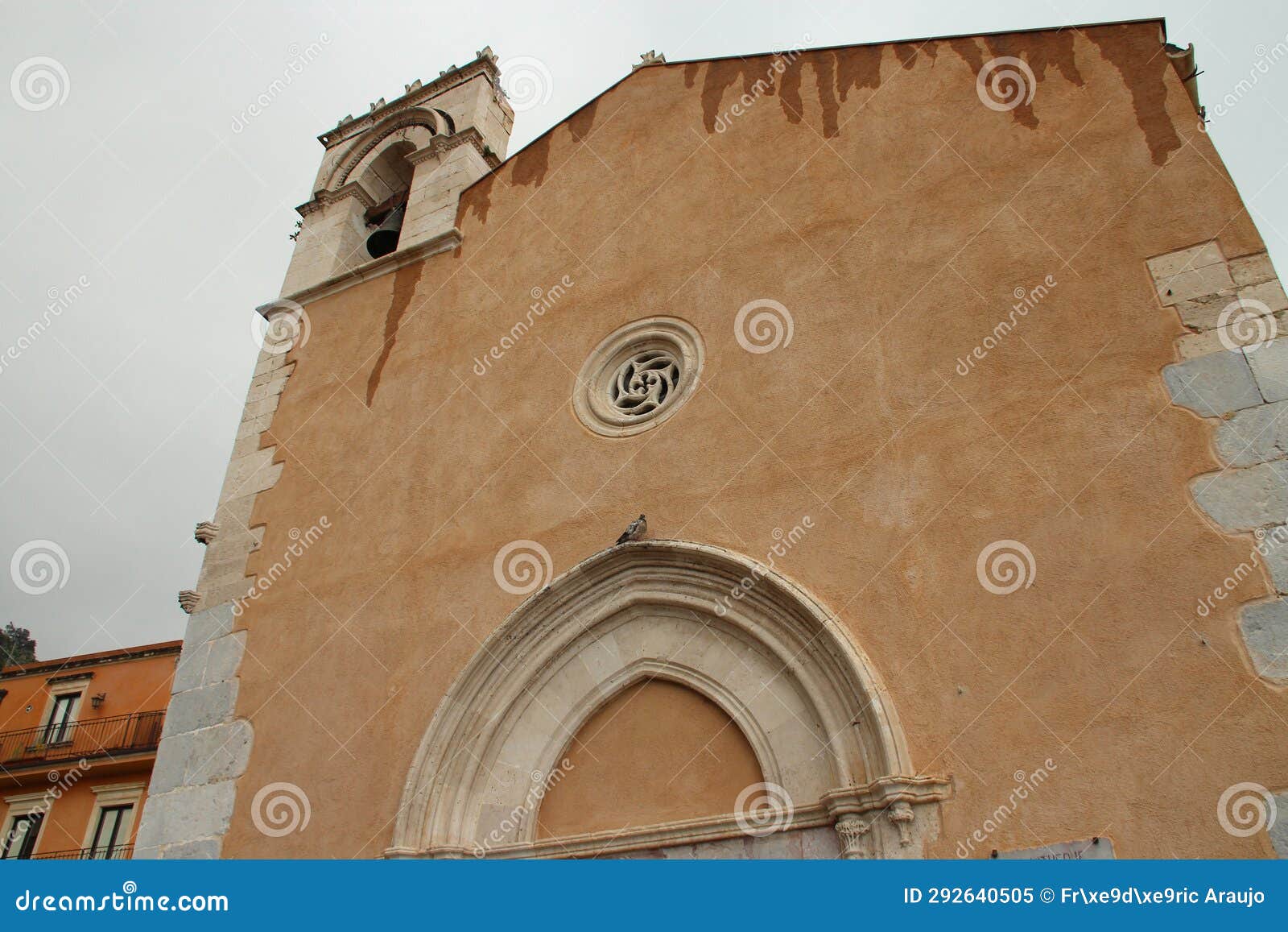 former sant'agostino church - taormina - italy