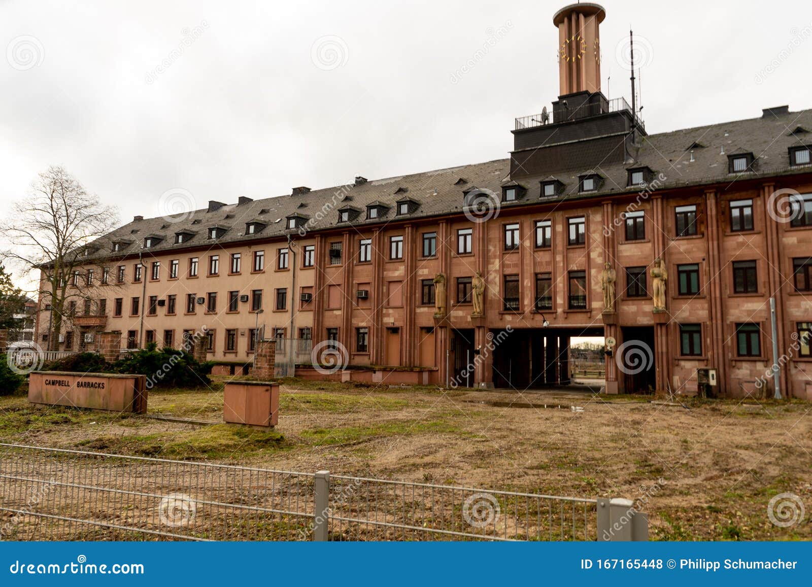 Former US Military Complex at Heidelberg Editorial Stock Photo - Image