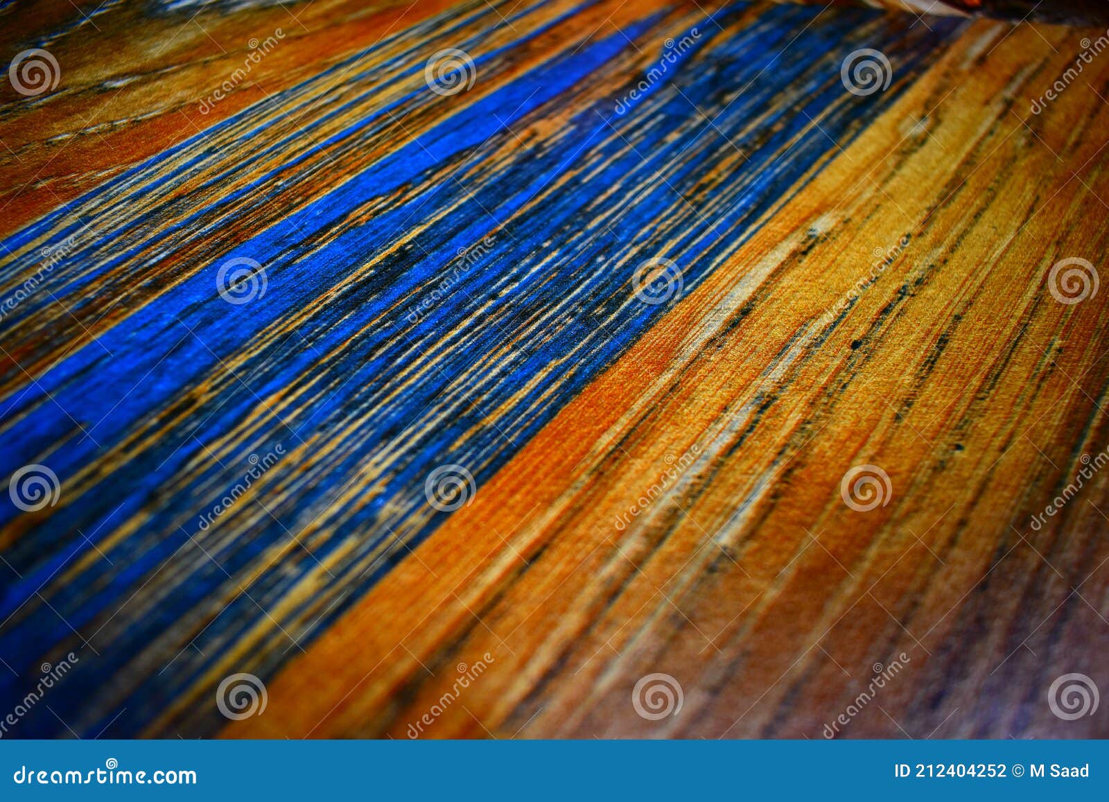Formica Table Pattern with Blue Wooden Linings. Stock Photo Image of