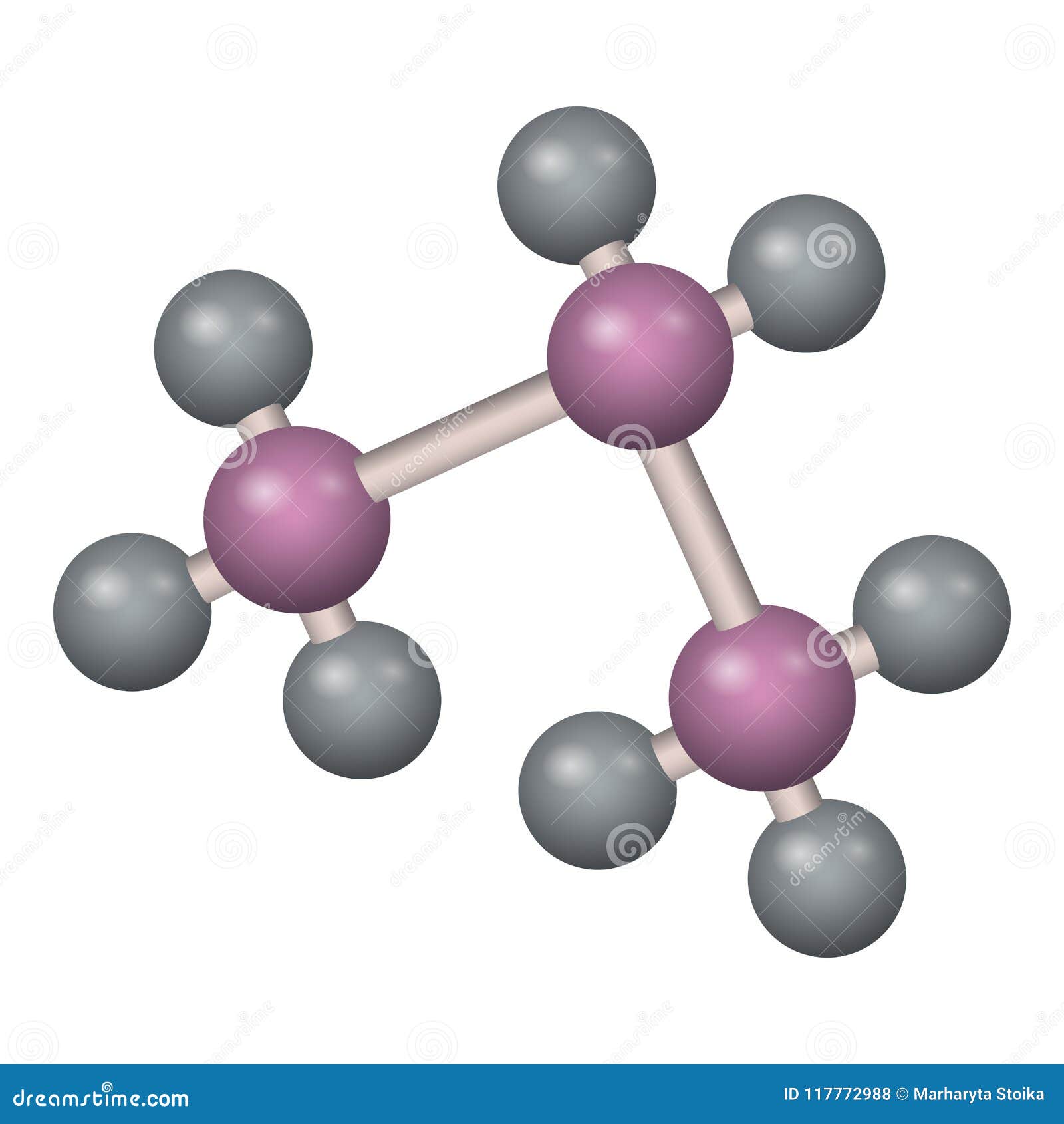 The Formula C3h8. Vector Illustration | CartoonDealer.com #117772988