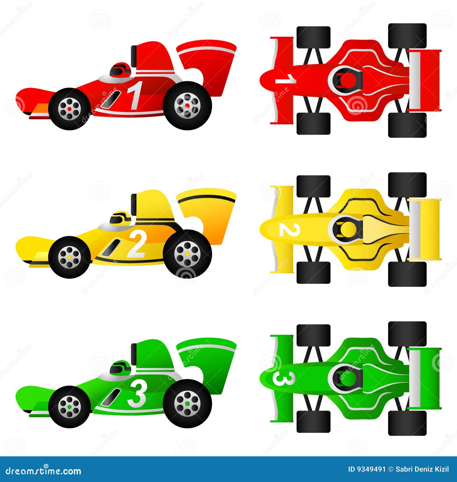 Formula cars vector stock vector. Illustration of collection - 9349491 Formula cars vector stock vector. Illustration of collection - 9349491