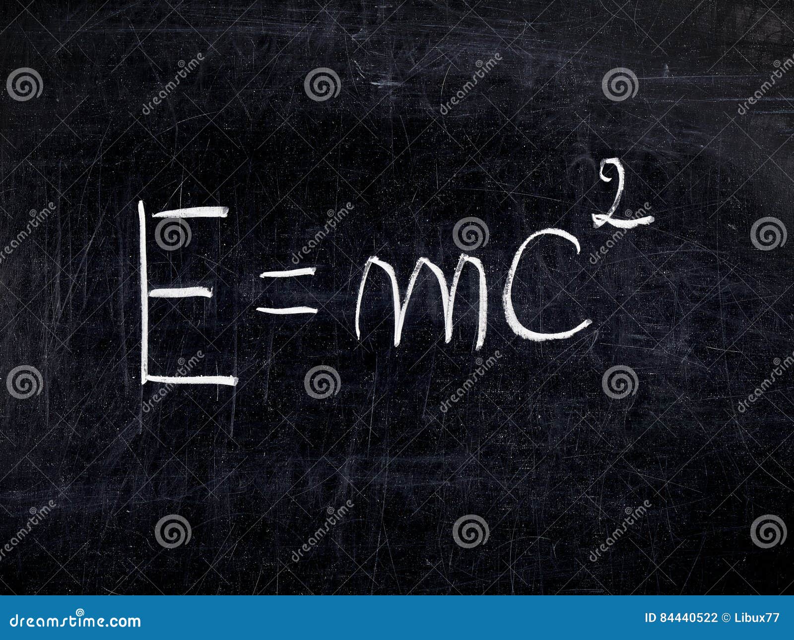 formula e=mc2 theory relativity balckboard chalkboard