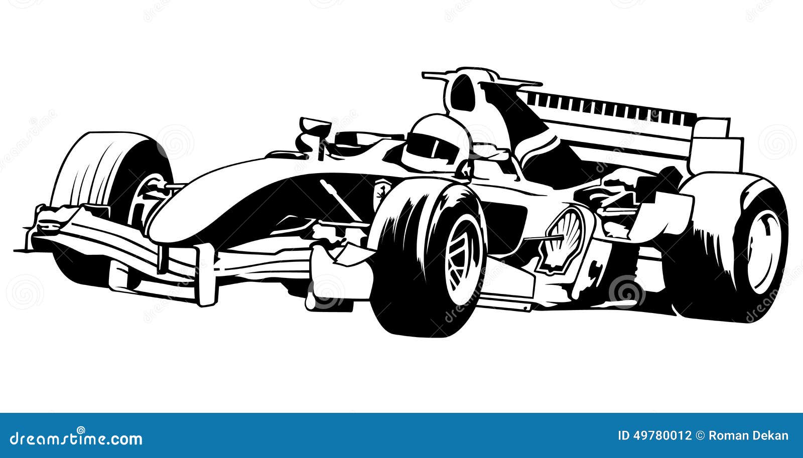 Formula One stock vector