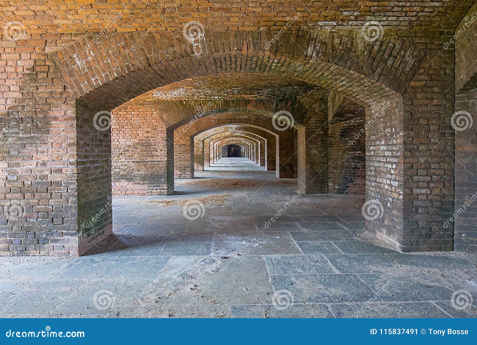 fort jefferson archways of front side 6