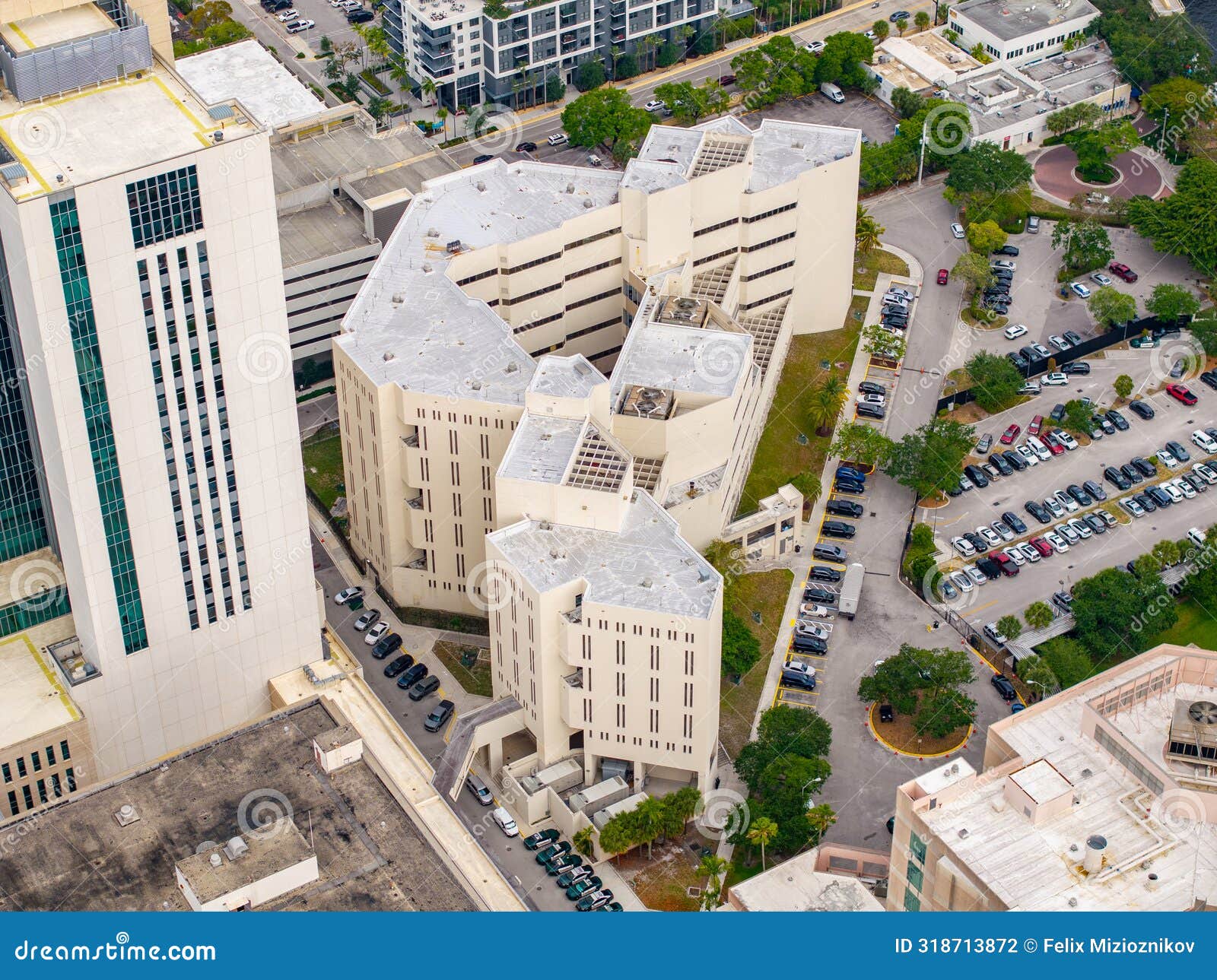 Fort Lauderdale FL USA. Broward Sheriffs Office Main Jail Bureau Stock