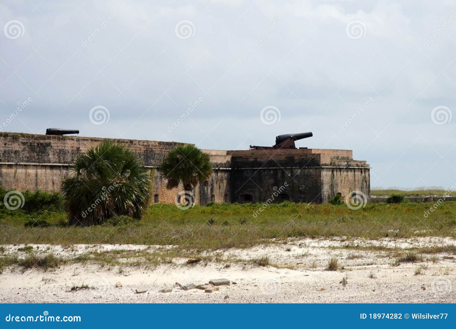 Fort Pickens stock photo. Image of structure, landmark 18974282