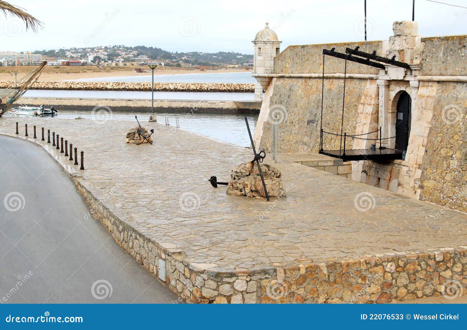 fort ponta da bandeira in lagos, algarve, portugal