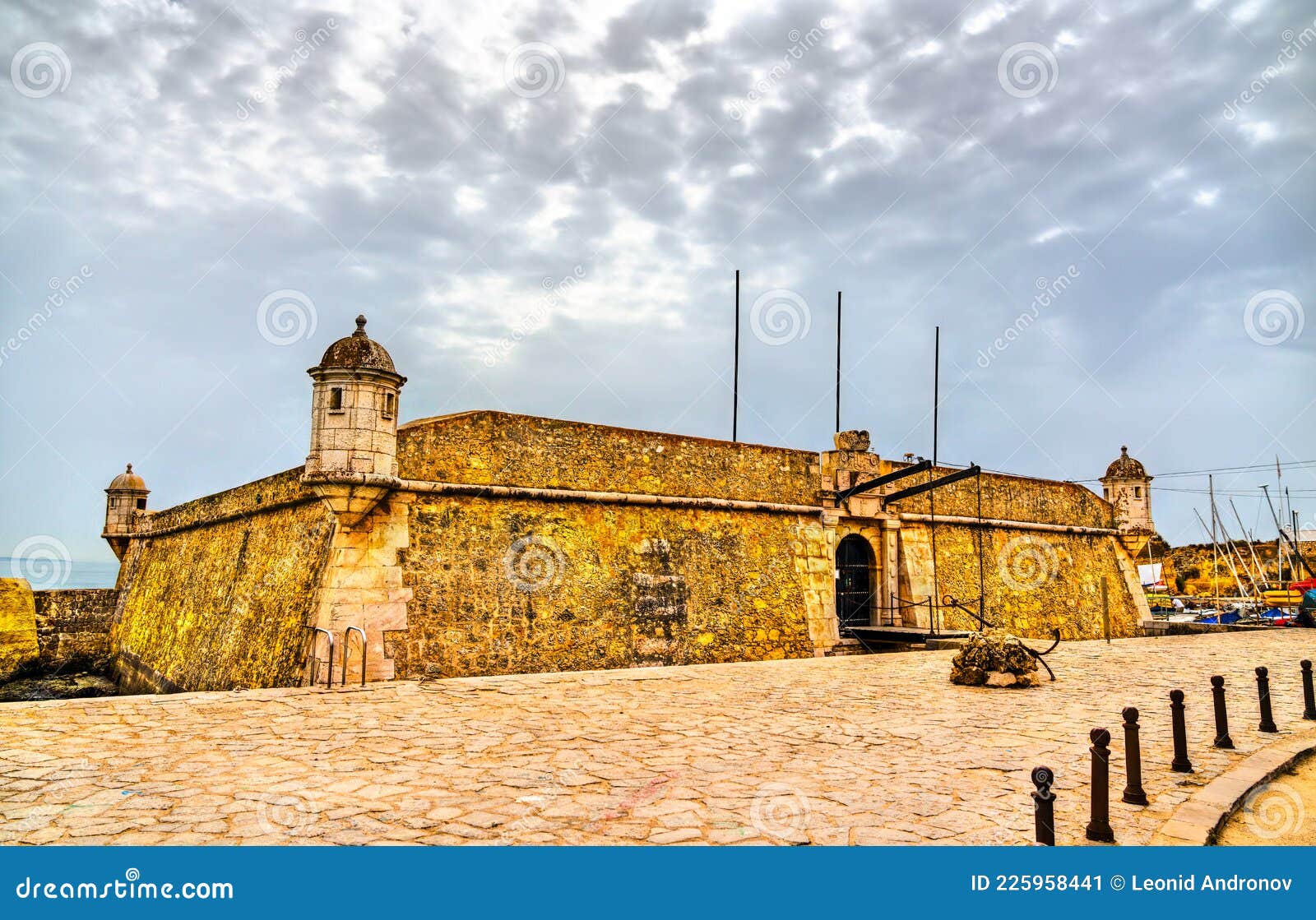 fort of ponta da bandeira in lagos, portugal