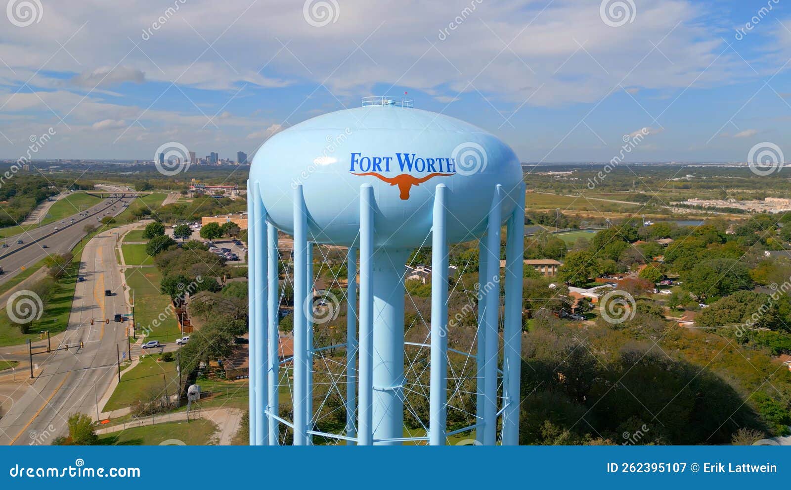 Fort Worth Water Tower from Above FORT WORTH, UNITED STATES