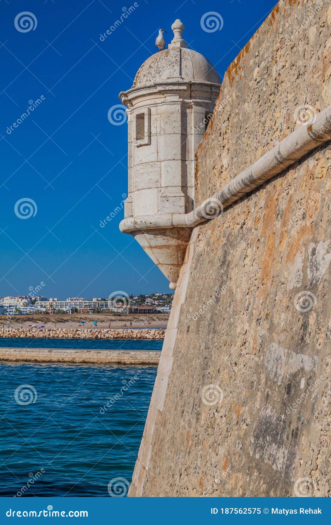 fortaleza da ponta da bandeira fortress in lagos, portuga
