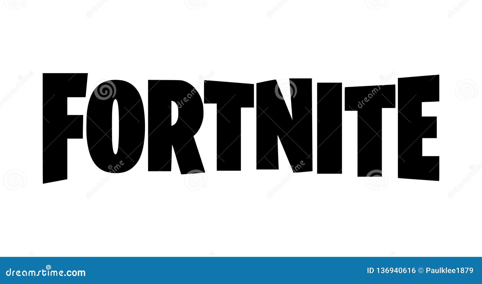 fortnite online game editorial vector illustration on white background - background fortnite clan logo