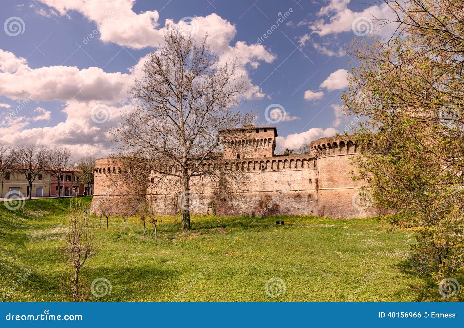 fortress of forlÃÂ¬, emilia romagna, italy