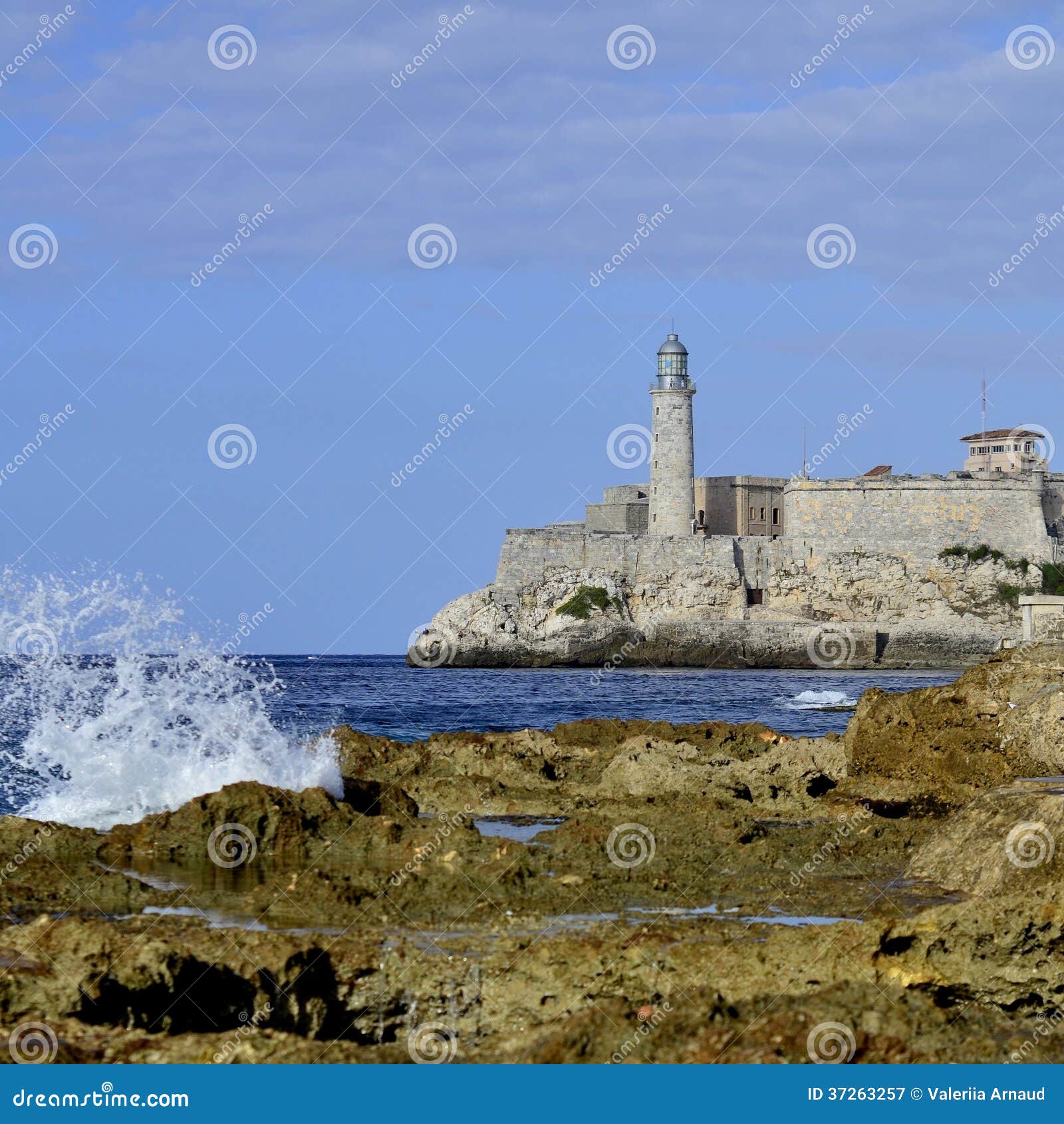 Fortress of San Carlos De La CabaÃ±a Stock Image - Image of tourism,  important: 37263257