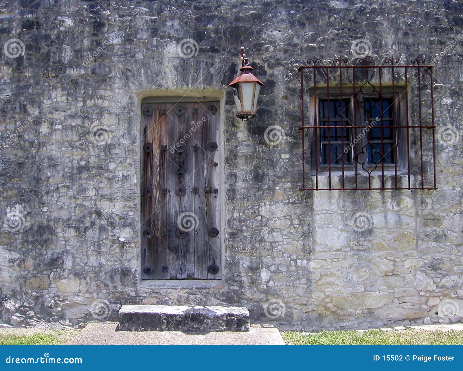 Fortress Side Door Stock Photo Image Of Barred Bars Texas