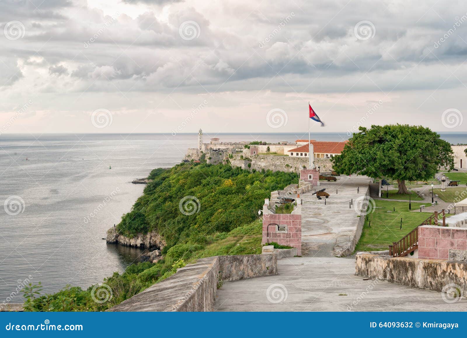 The view over Havana Bay from El Morro Castle and La Cabana