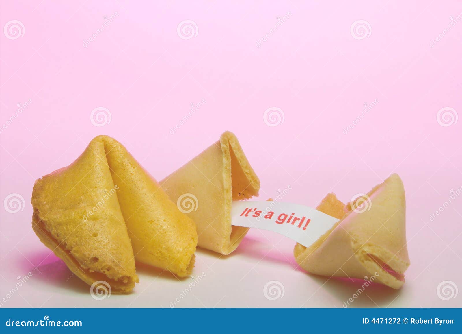 Fortune Cookie Birth Announcement Stock Photo Image of takeout