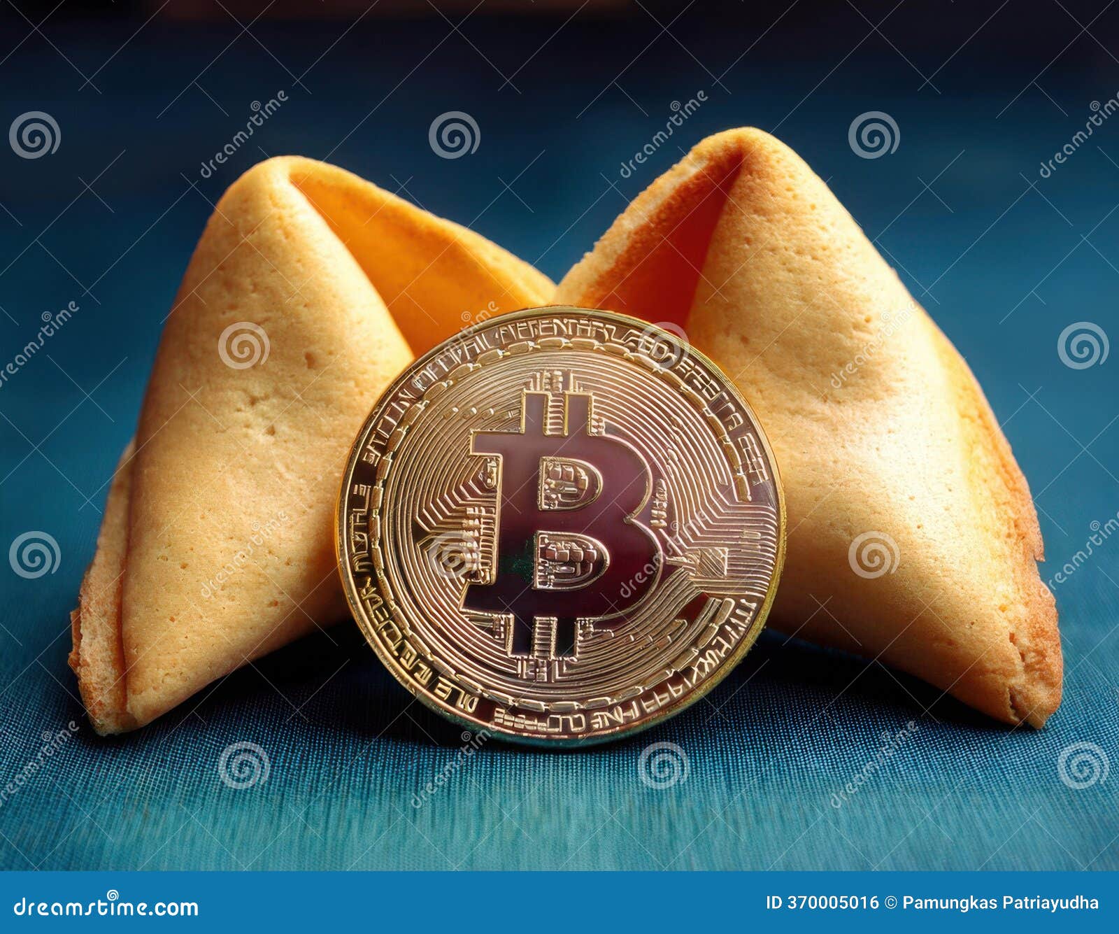 A Fortune Cookie Cracking Open To Reveal a Bitcoin Inside Stock  Illustration - Illustration of investment, business: 370005016
