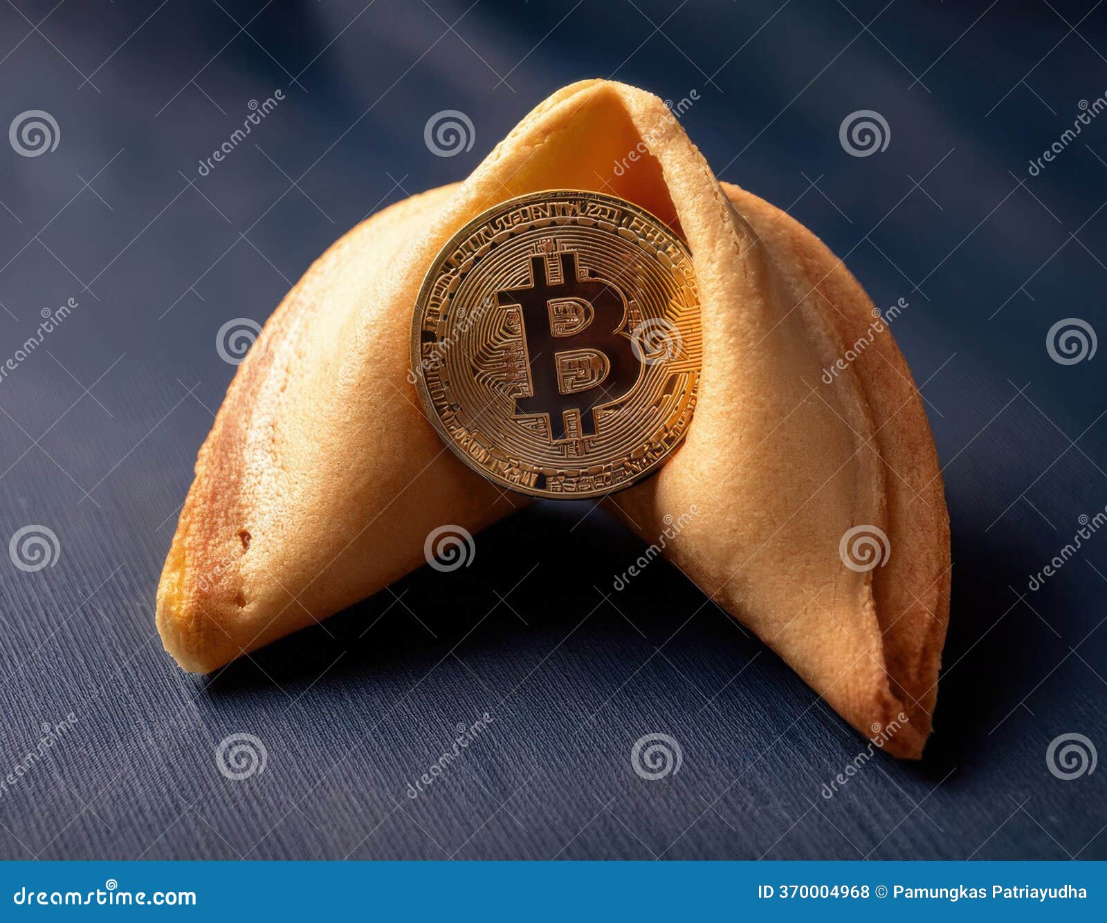 A Mysterious Fortune Cookie Holding a Bitcoin instead of a Prediction Stock  Illustration - Illustration of paying, coding: 370004968