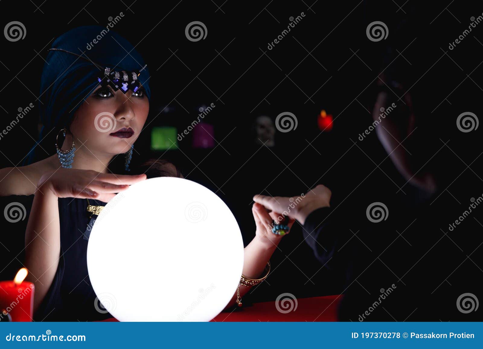 Fortune Teller Forecast Future. Stock Photo Image of esoteric