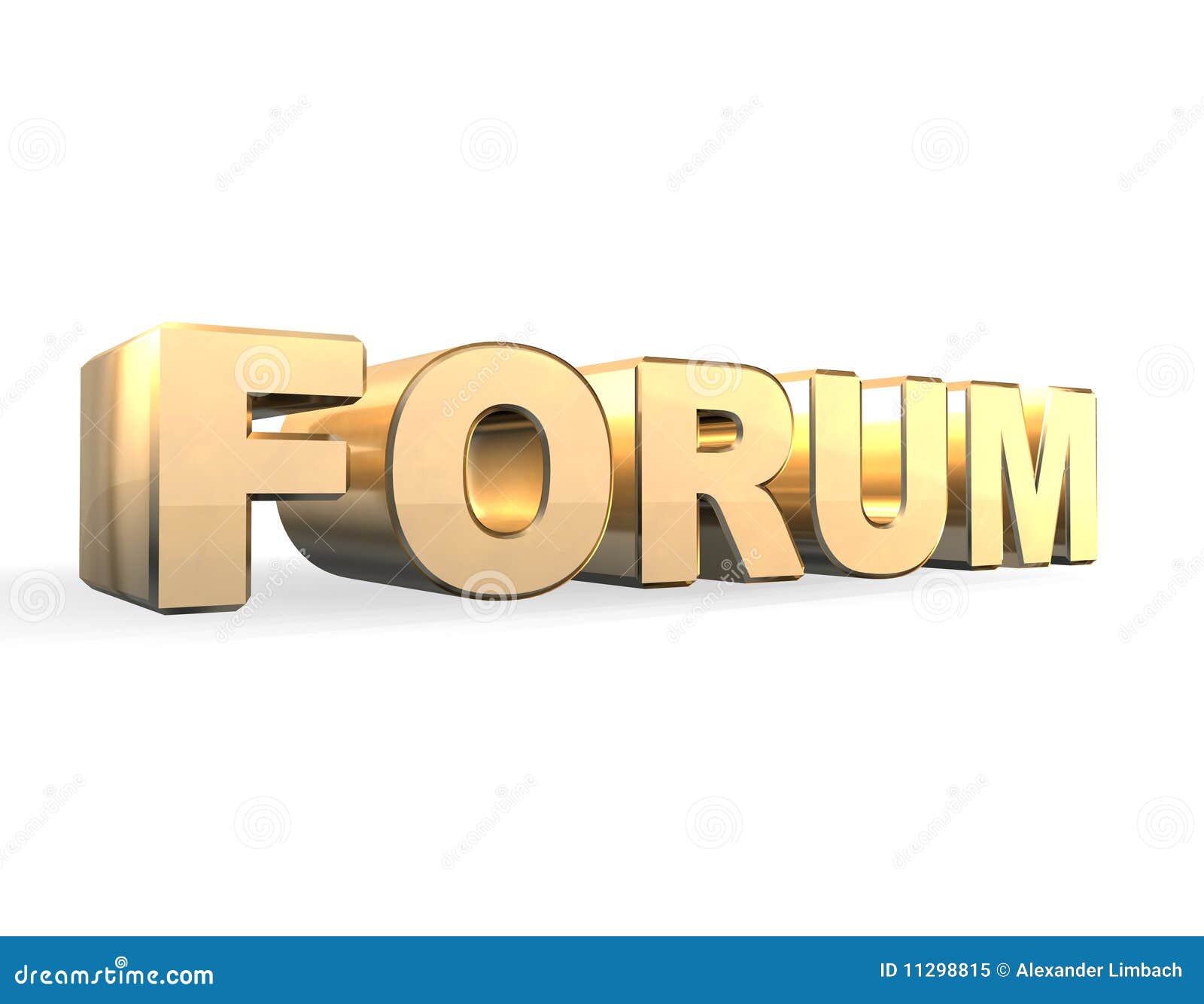 Forum 3d Gold stock illustration. Illustration of 11298815