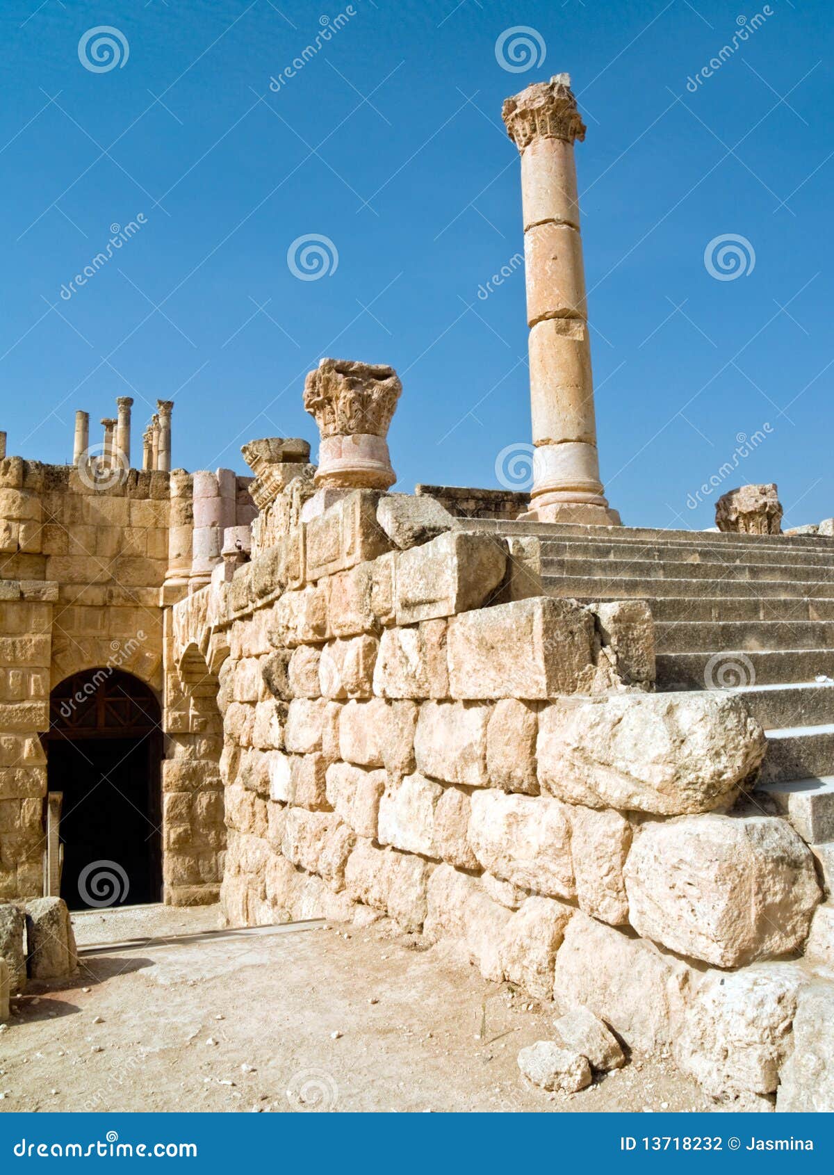 The Forum in Jerash, Jordan.