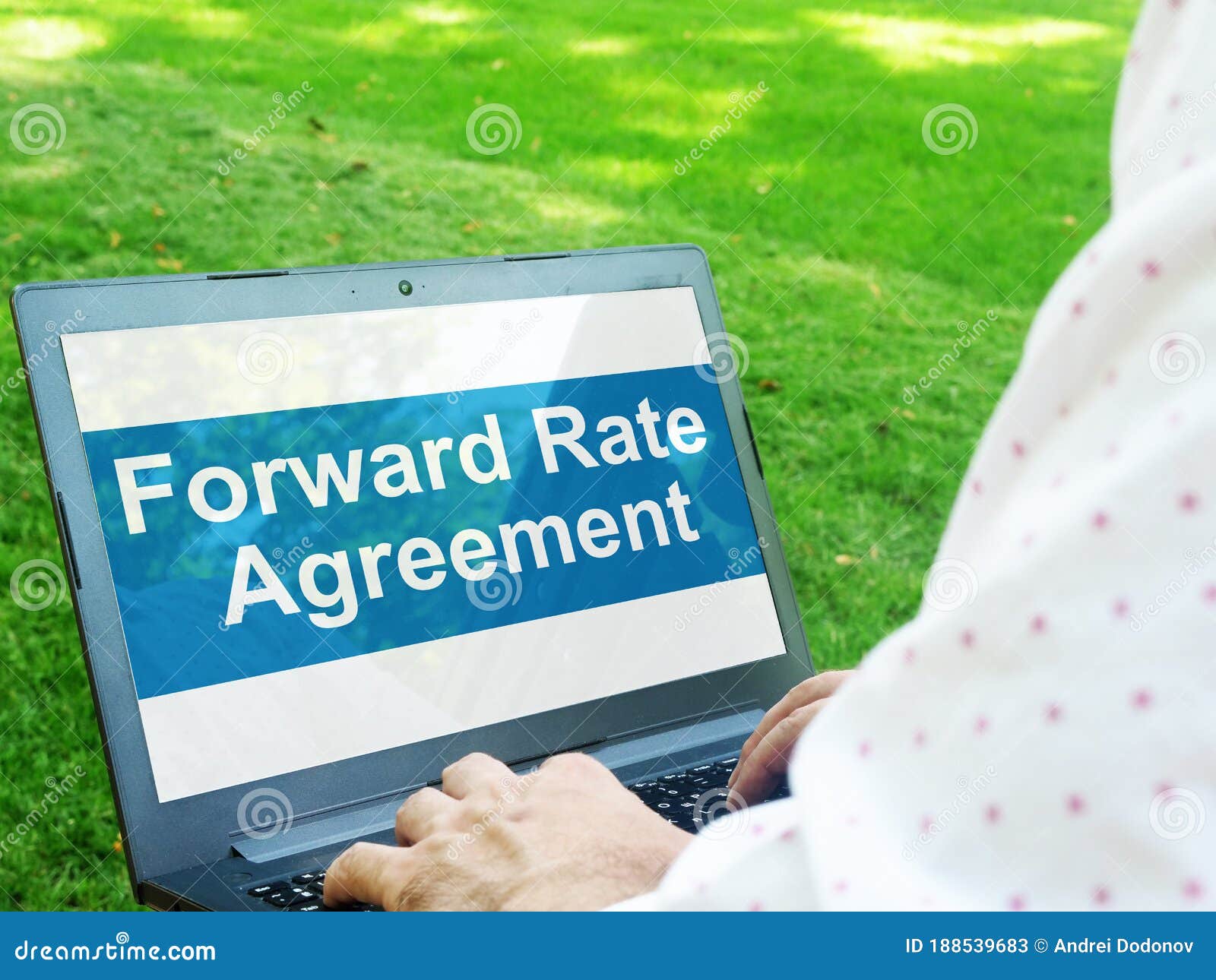 forward rate agreement fra is shown on the conceptual business photo