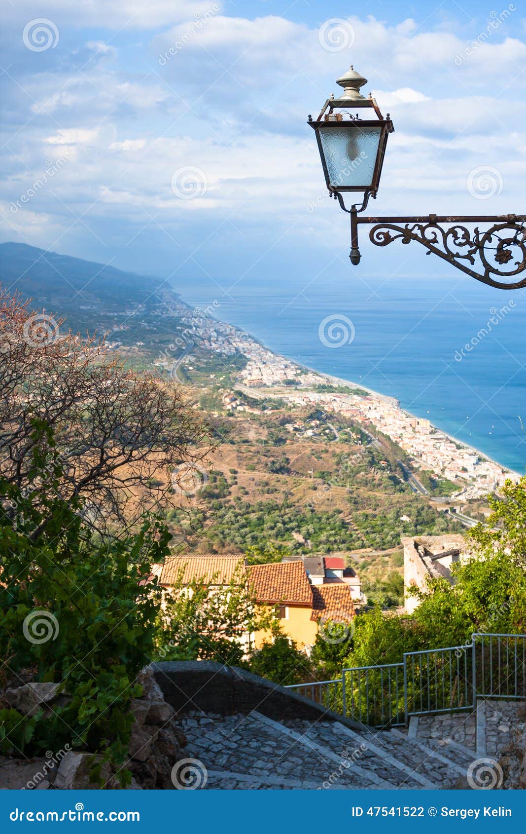 forza d'agro - sicilian historical city on the rock over ionian