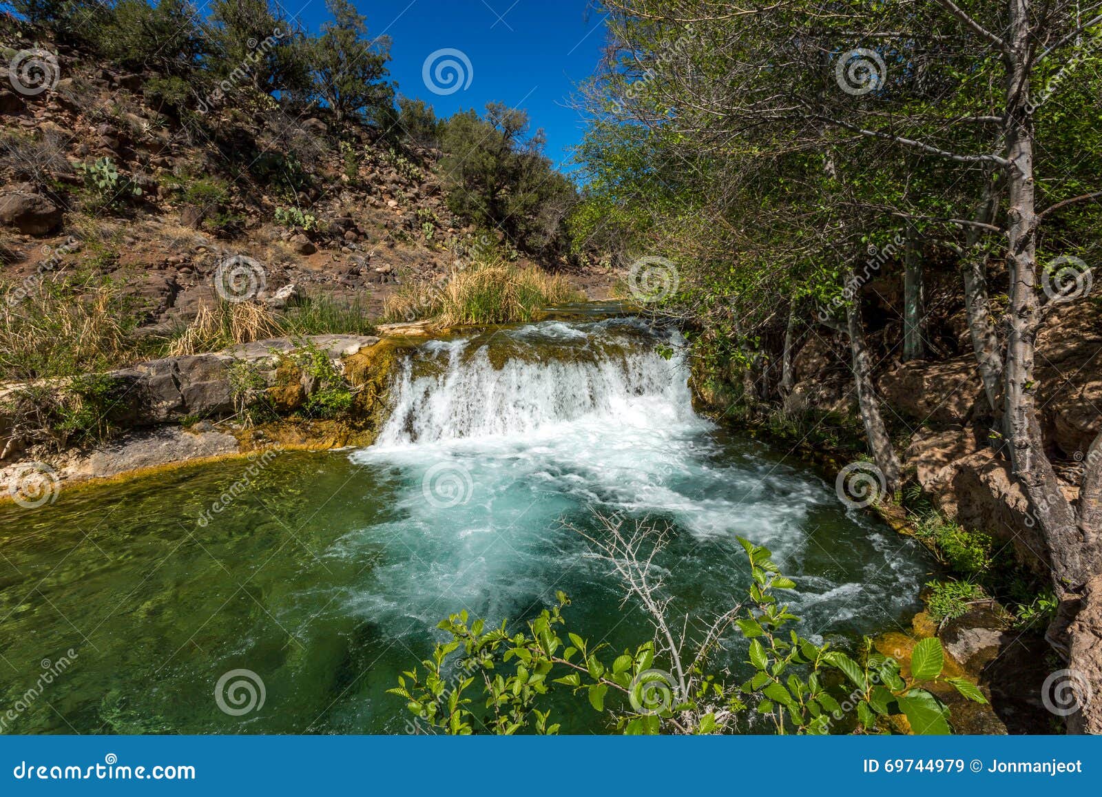 Fossil Springs Creek Arizona. Stock Image - Image of explore, adventure:  69744979