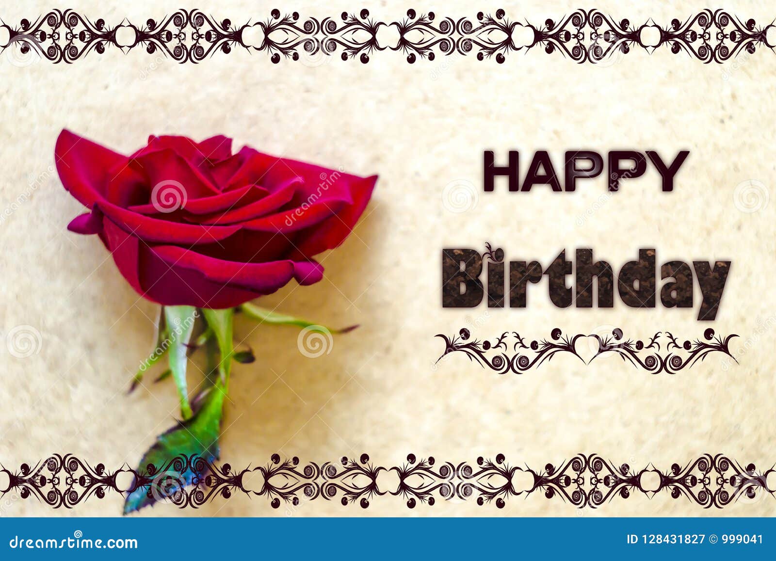 Foto De Carte De Joyeux Anniversaire Image Stock Image Du Romantique Chocolat